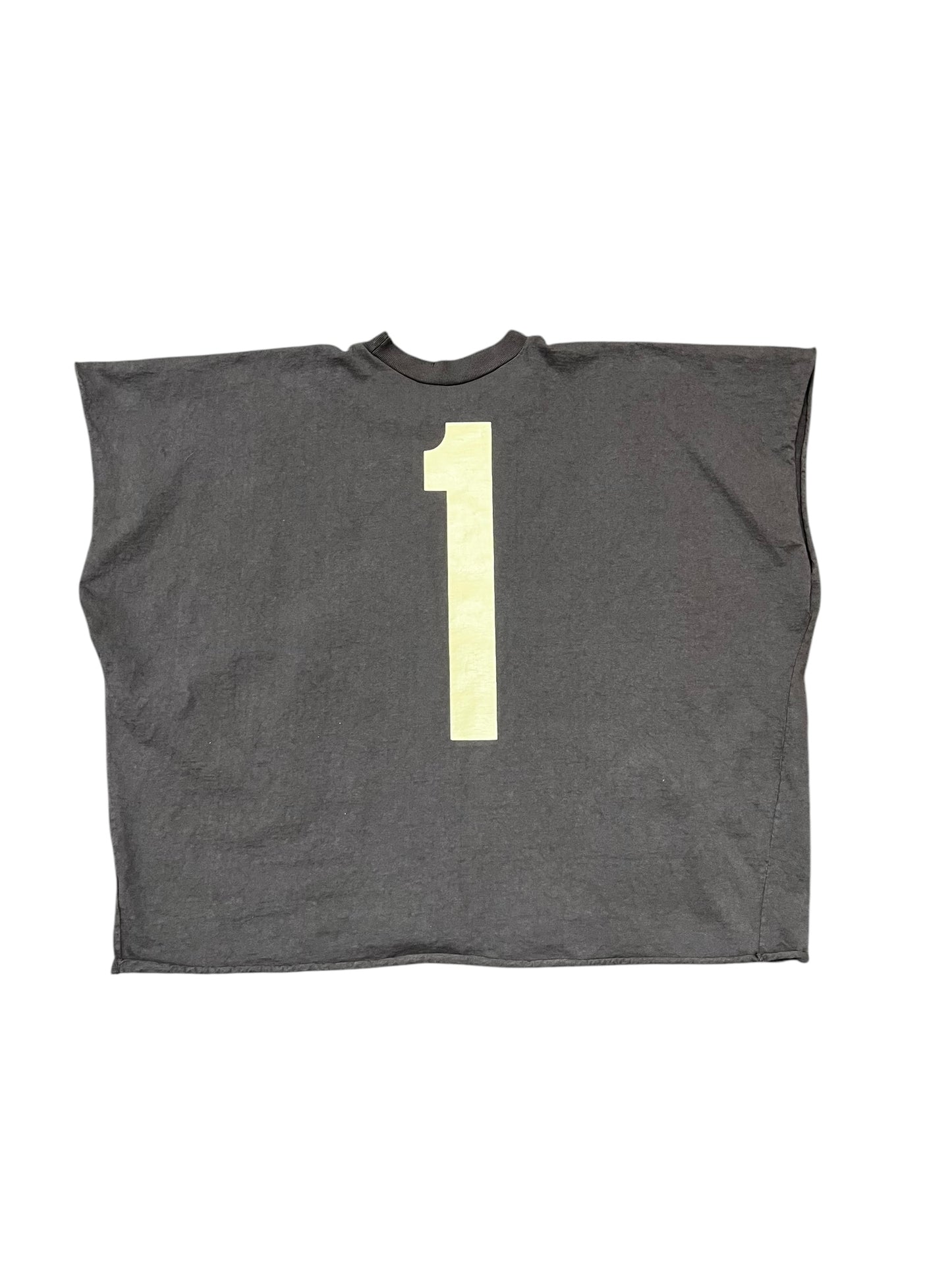 Kanye West Yeezy Season 1 Mocha Color '1' Graphic Print Tee Size 3