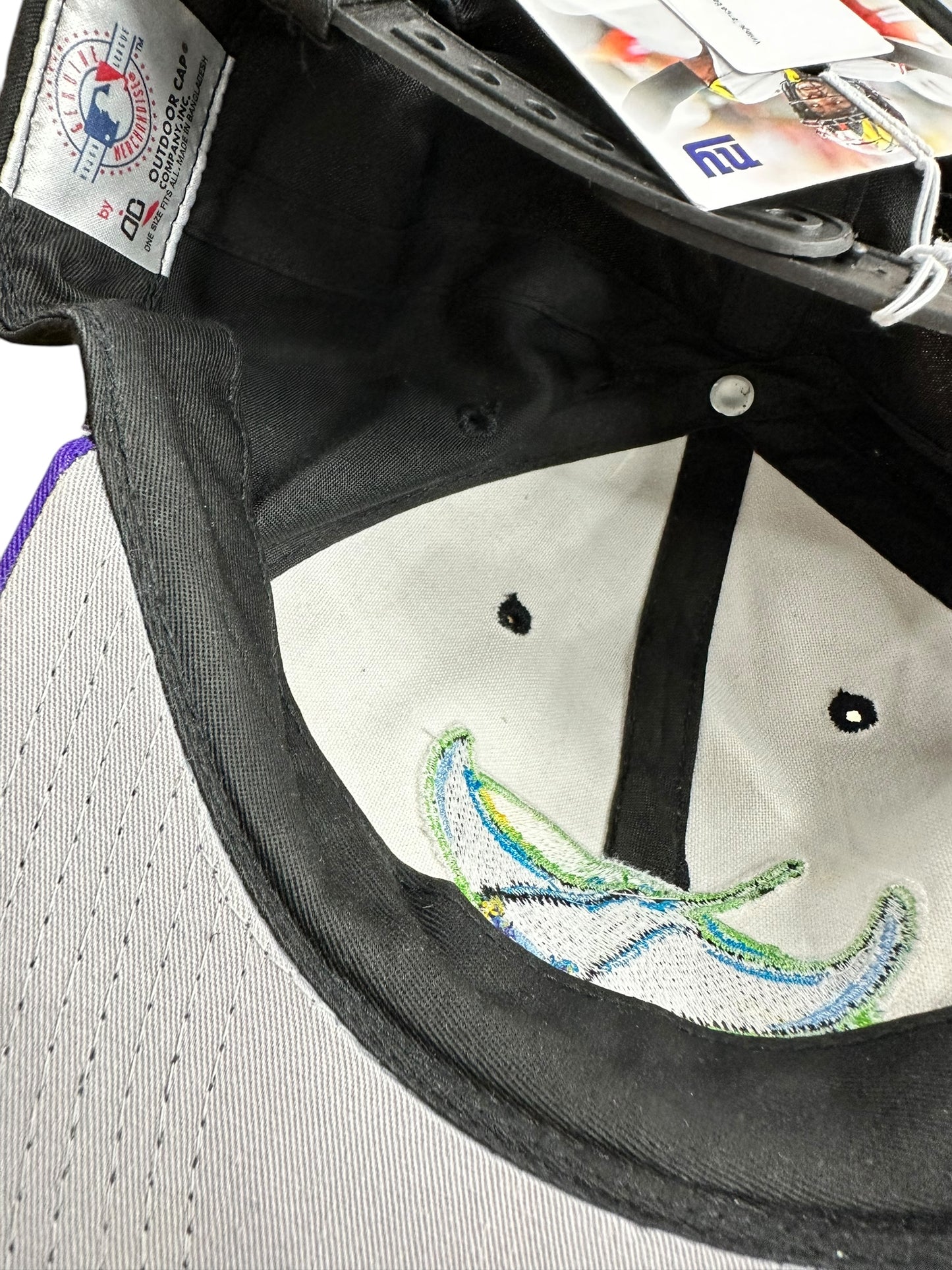 Vintage Tampa Bay Devil Rays Brand New Purple Bill Hat SnapBack