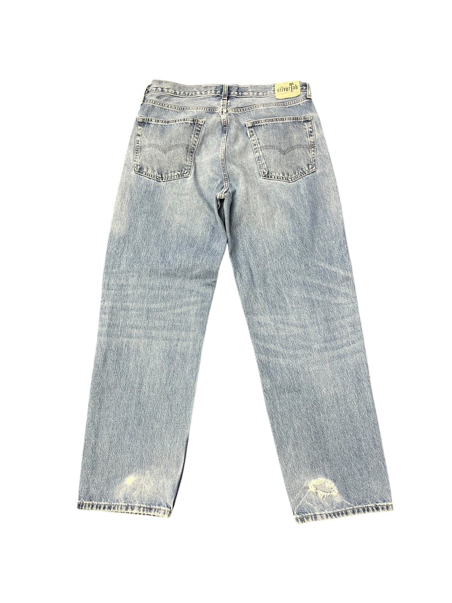 Vintage Levi's Silver Tab Loose Fit Blue Denim Pants 36x34