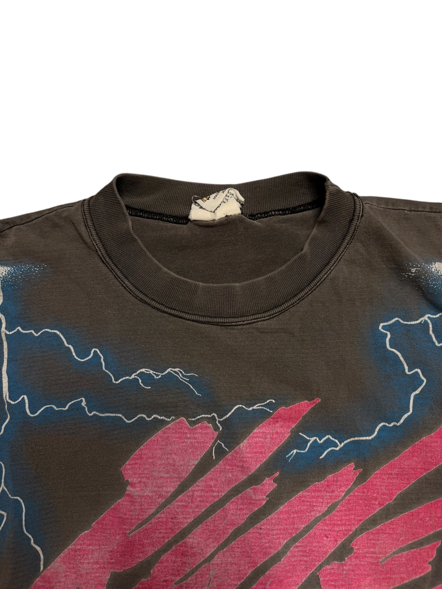Vintage Kyle Petty Faded Lightning NASCAR AOP Tee Size XL