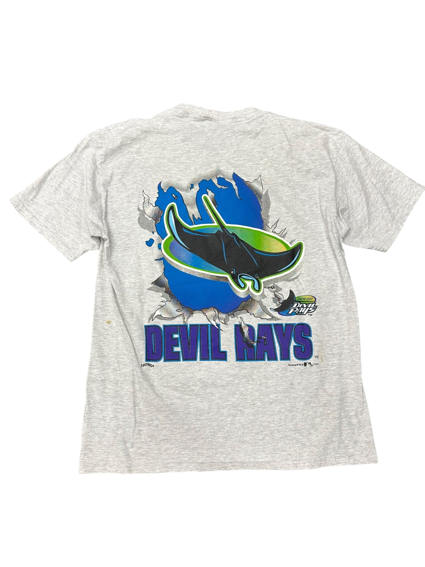 Vintage Tampa Bay Rays Break Through Tee Size L