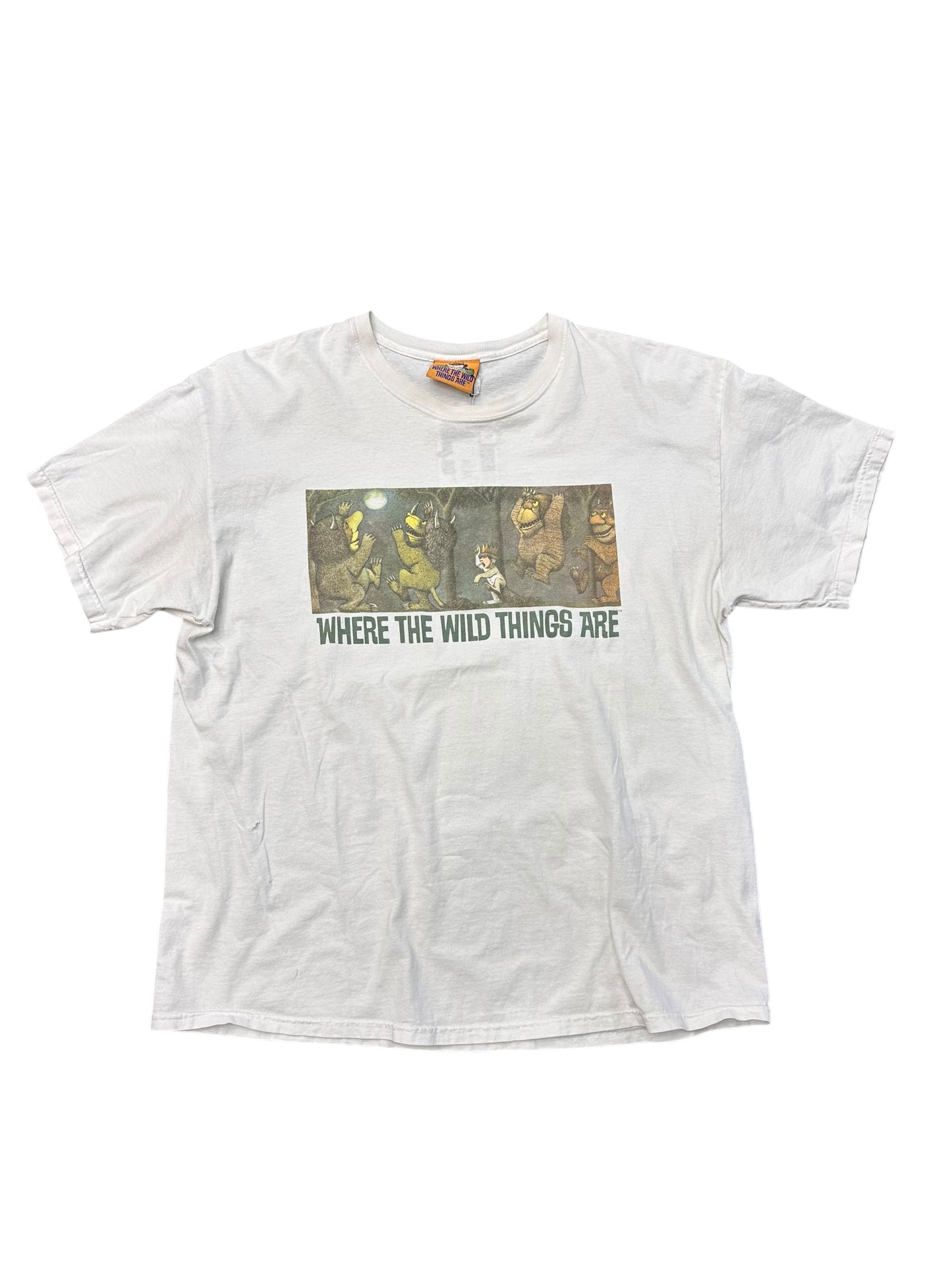 Vintage Thrashed 'Where the Wild Things Are' Promo Graphic Tee Size XL