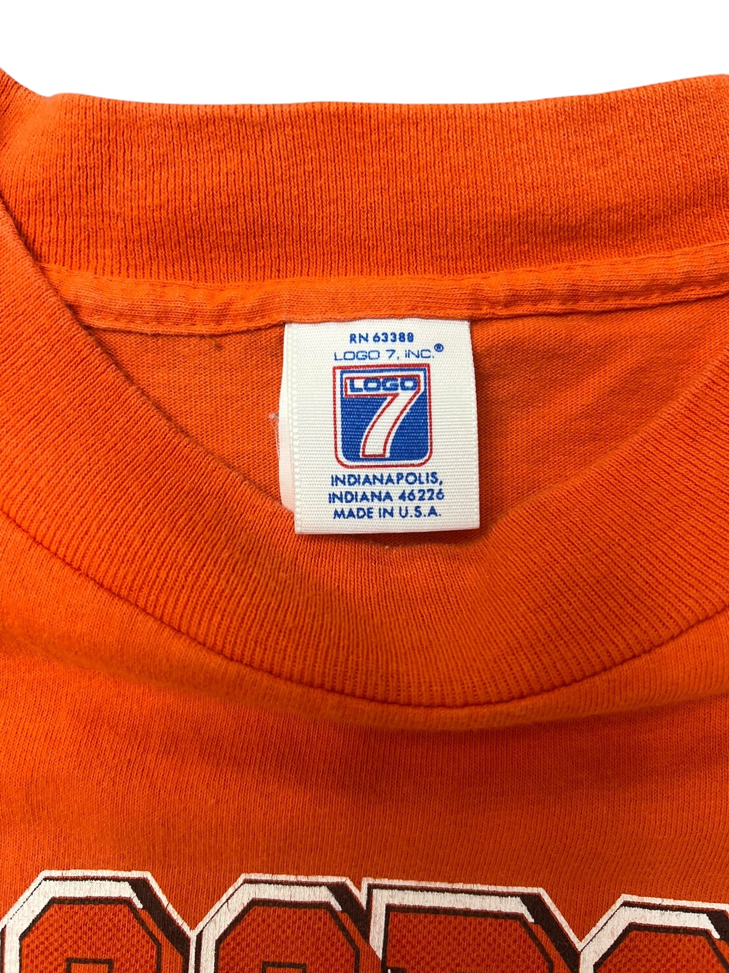 Vintage Tampa Bay Buccaneers Creamsicle Script Tee Size Large