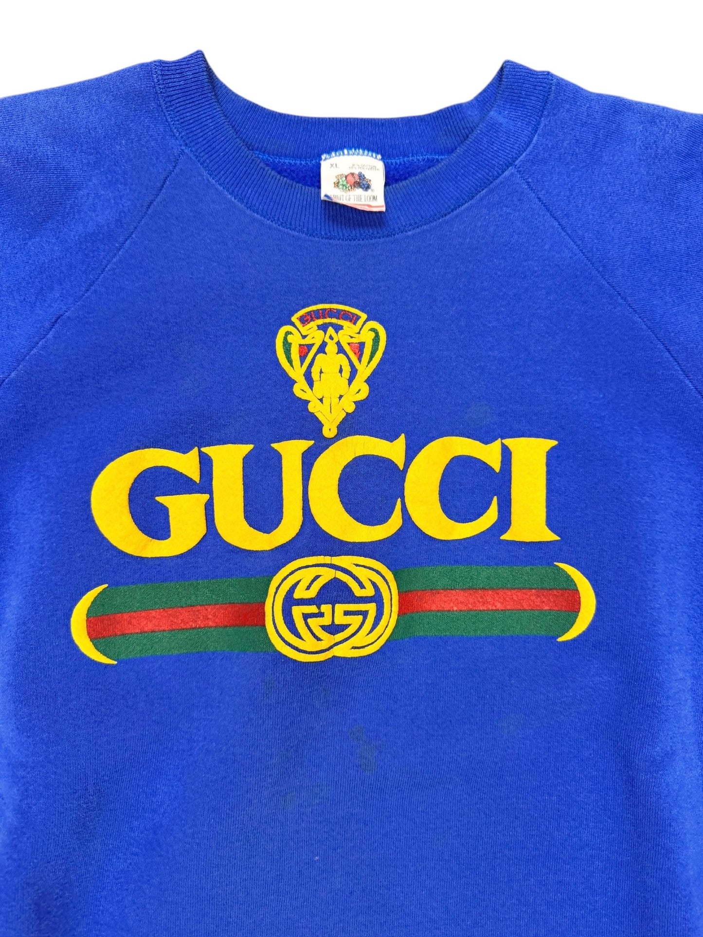 Vintage 90s Gucci Bootleg Crewneck Size XL