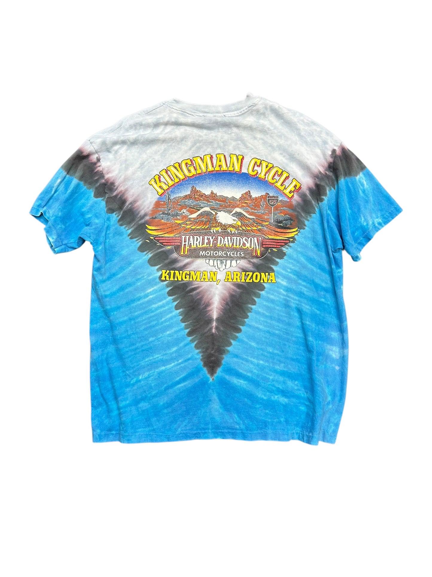 Vintage Harley Davidson Tie Dye Arizona Skull Tee Size XL