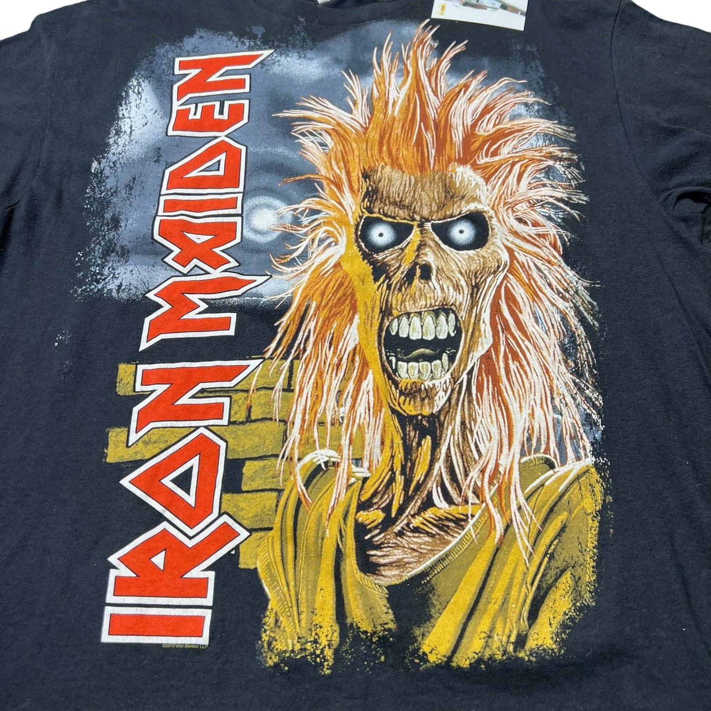 Y2K Iron Maiden Skull AOP Band Tee Size XL