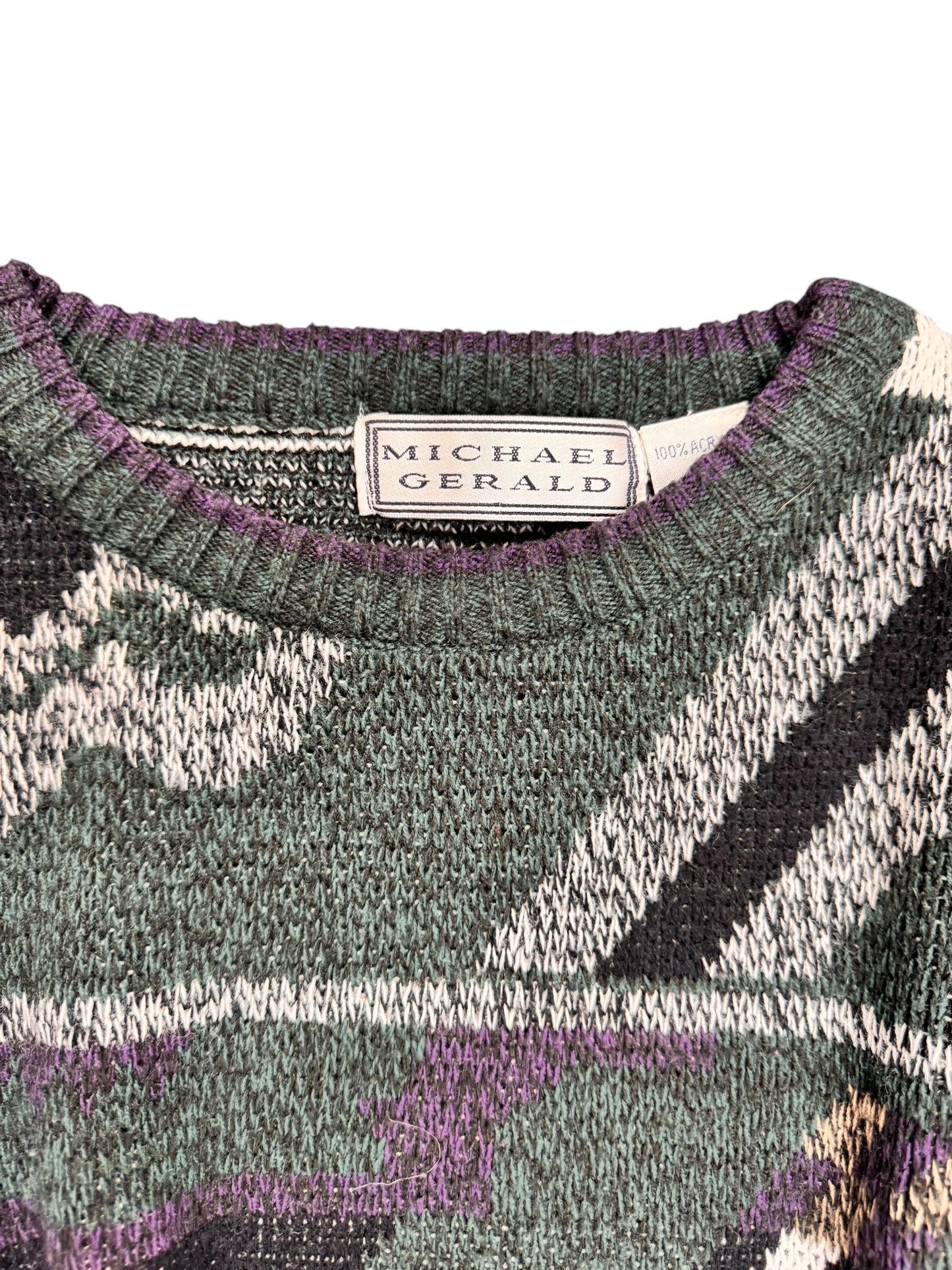 Vintage 80s Sweater Sz L