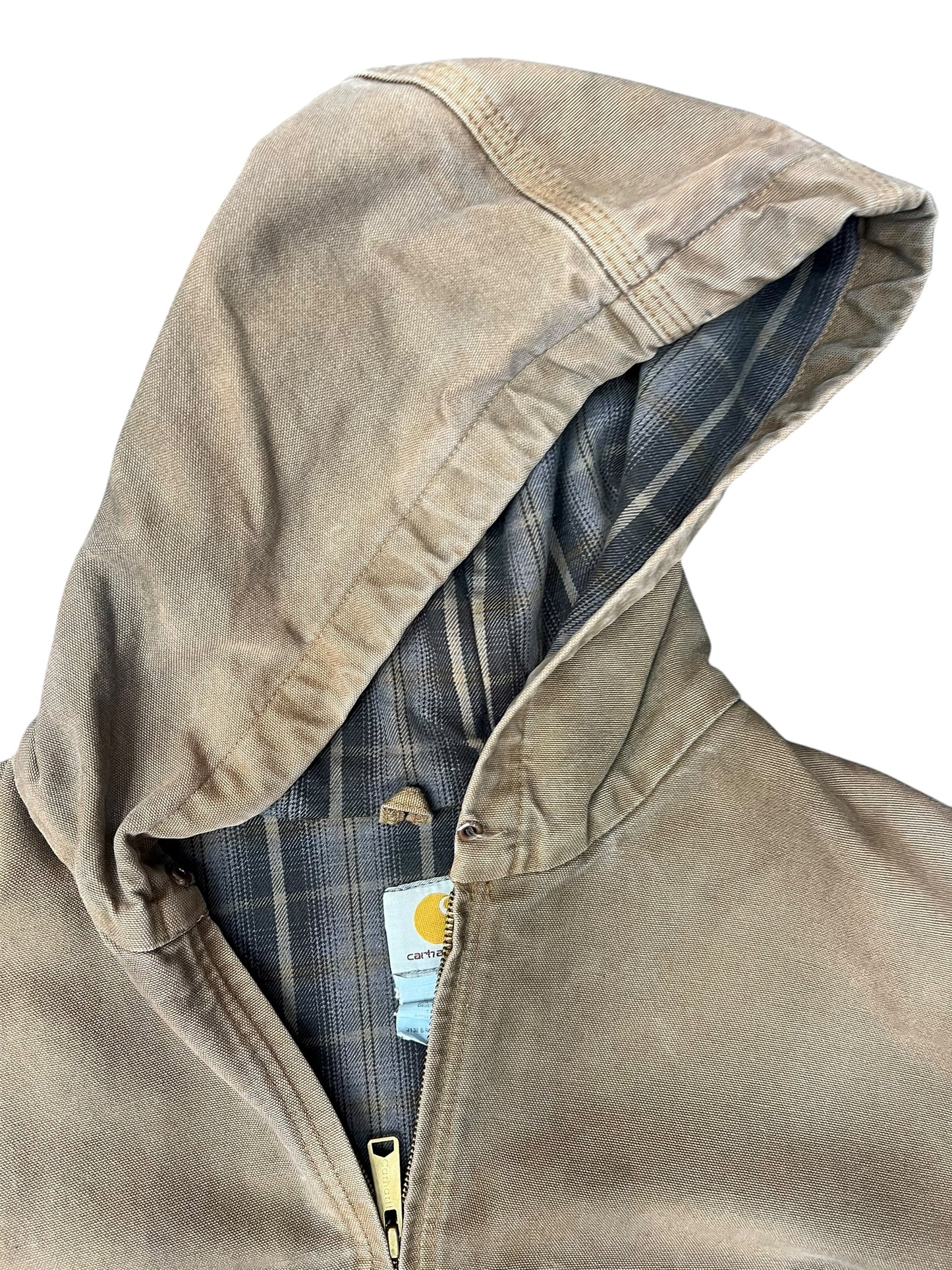 Carhartt Chocolate Canvas Jacket Law & Order Staff Jacket Size XXL