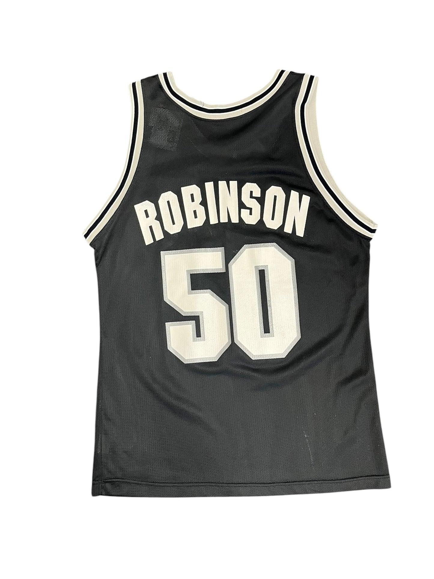 Vintage 90s NBA San Antonio Spurs David Robinson Champion #50 Jersey Size M