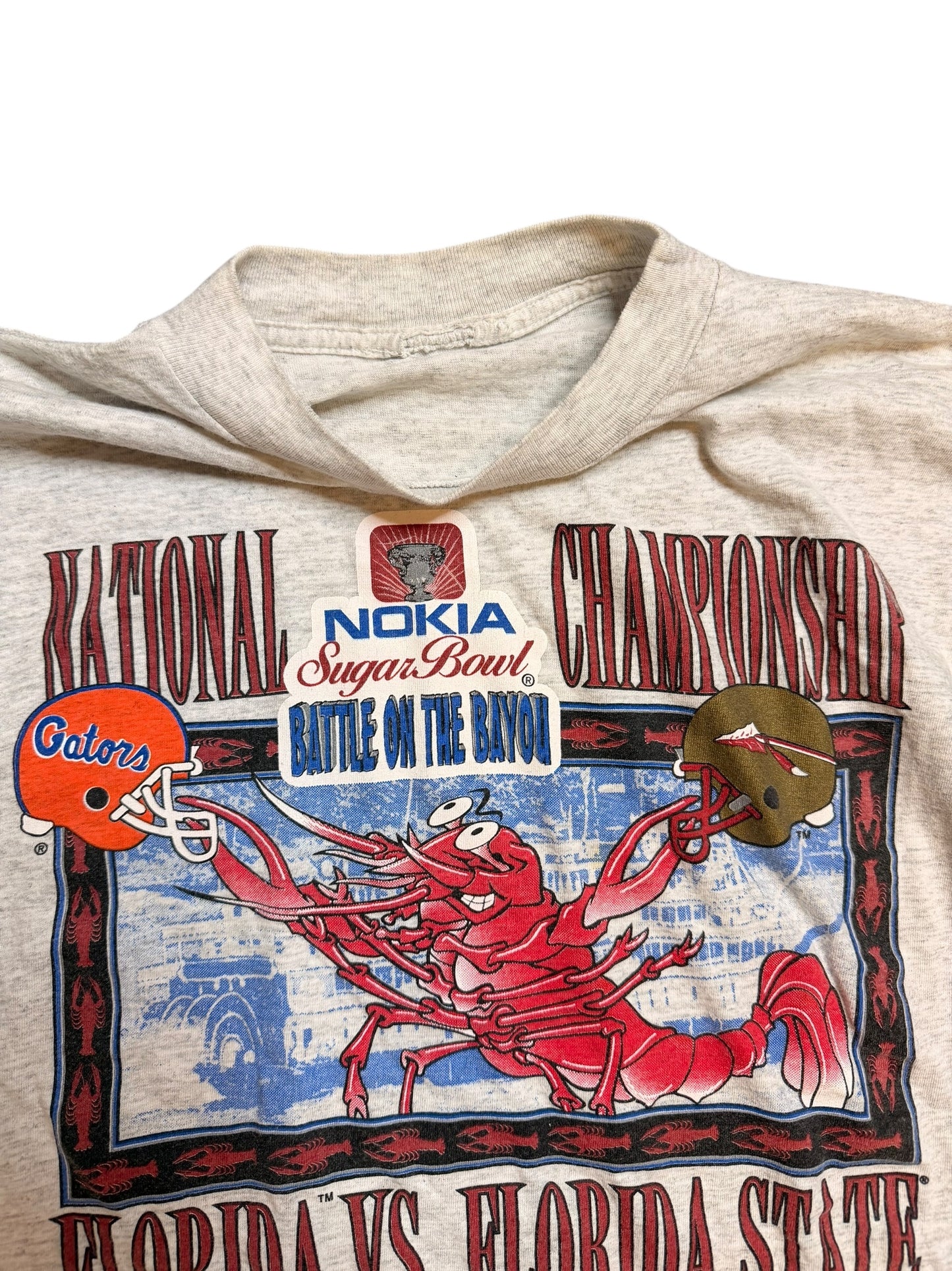Vintage FSU vs UF 1997 “Battle On The Bayou Tee Size Medium
