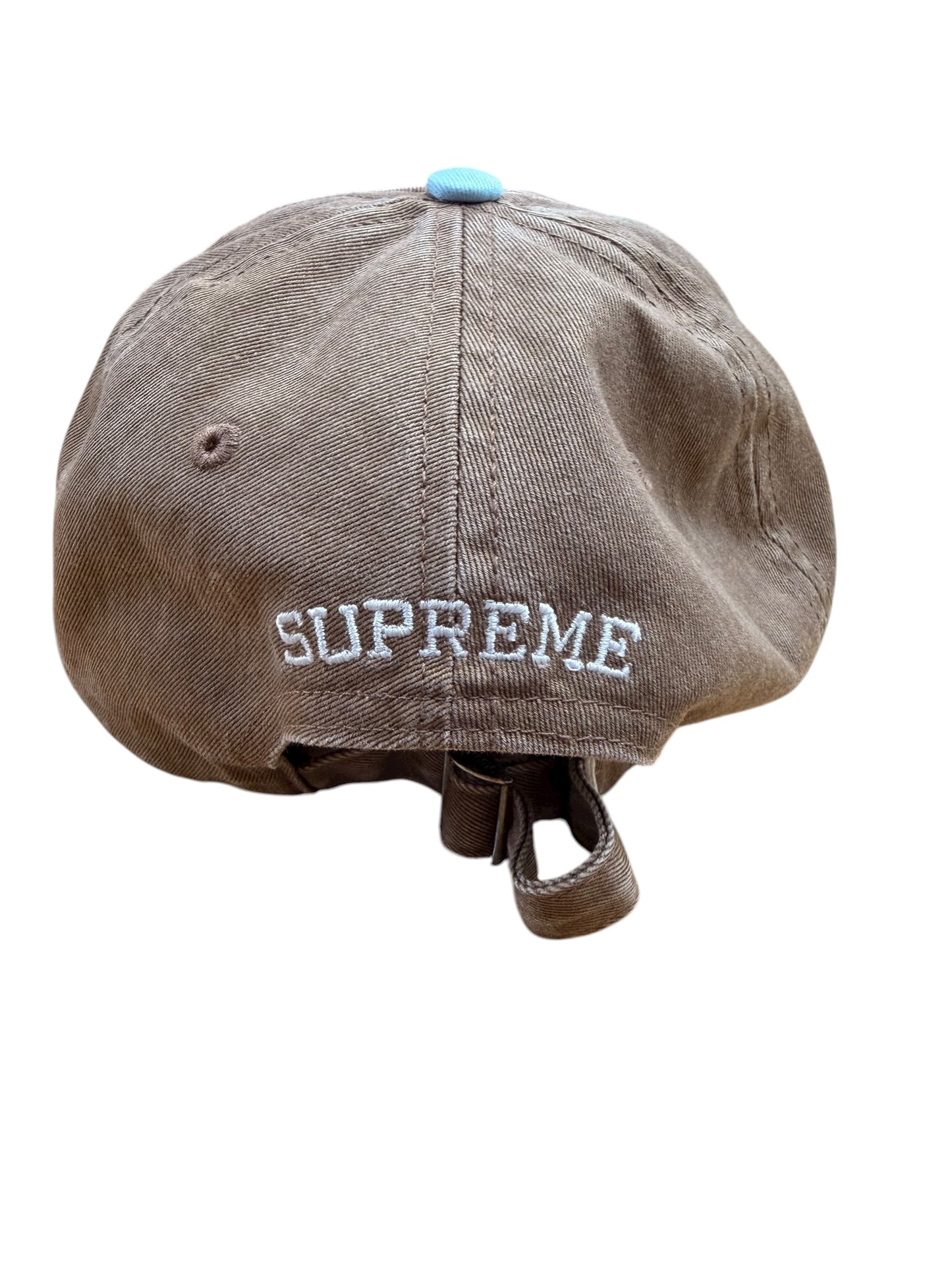 Supreme Pigment Coated 2-Tone S Logo 6-Panel Brown