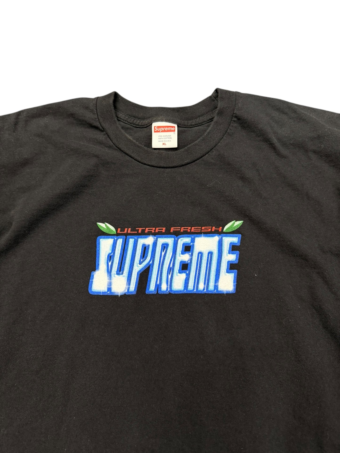 Supreme Ultra Fresh Tee Black Pre Owned size XL