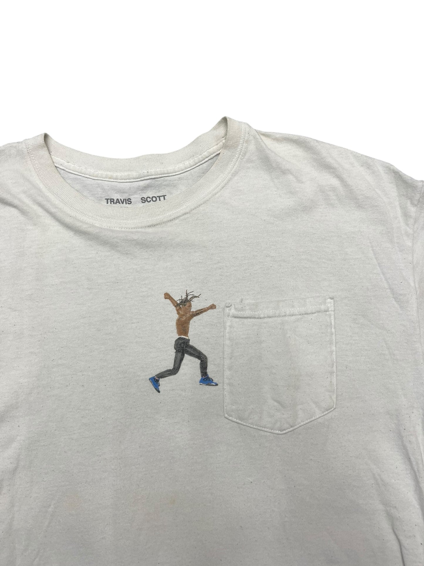 2018 Travis Scott x Virgil Abloh Astroworld Pocket Tee Shirt XL