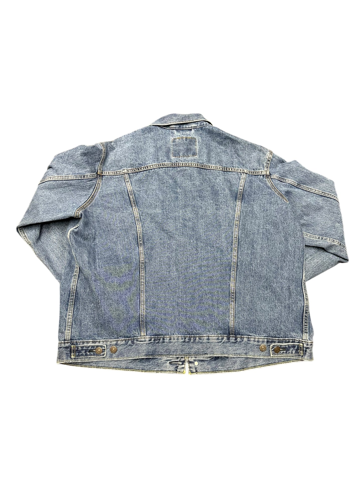 Vintage Levi Strauss Blue Denim Button Down Jacket Size XXL