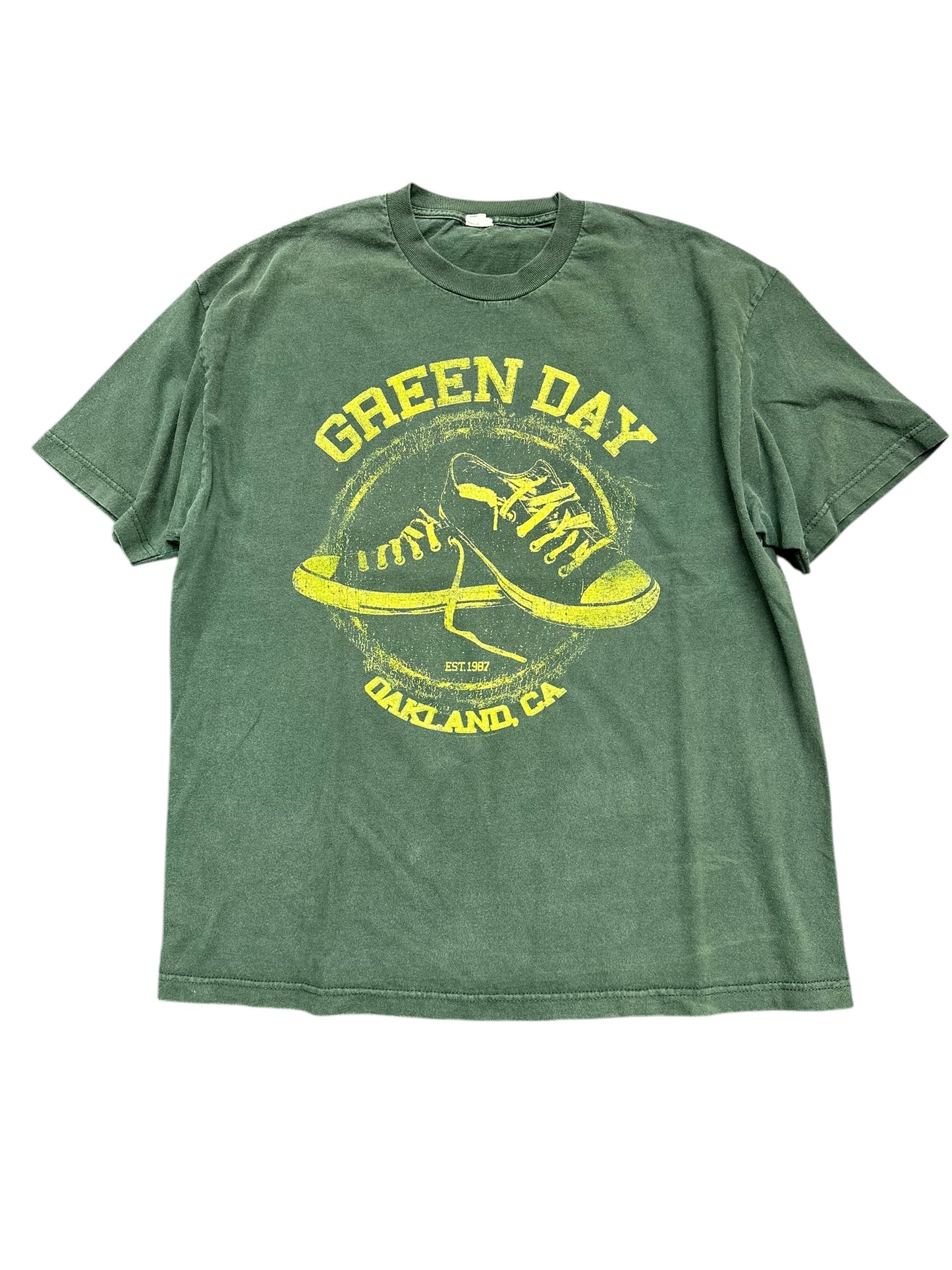 Y2K Green Day Early Band Tee Size XL