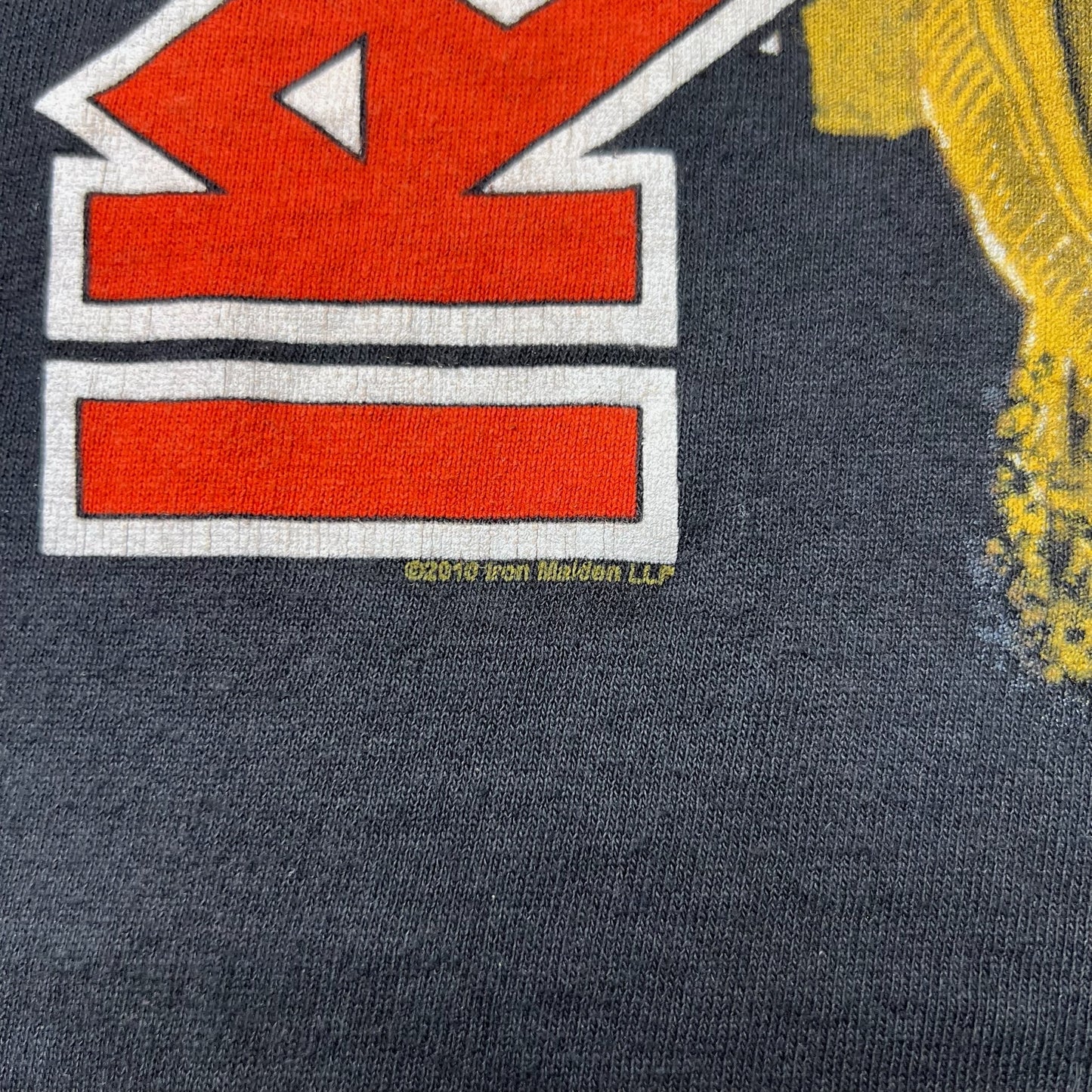 Y2K Iron Maiden Skull AOP Band Tee Size XL