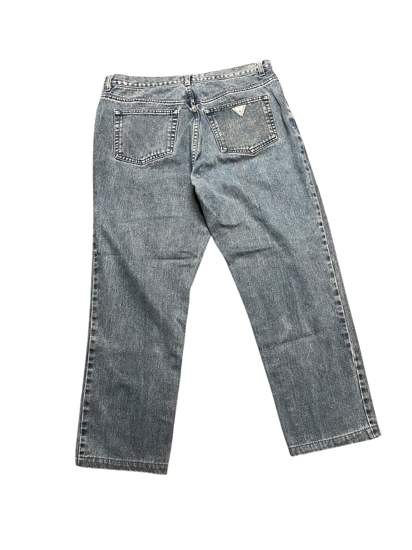 Vintage Guess Jeans Dark Blue Denim Pants 36x30