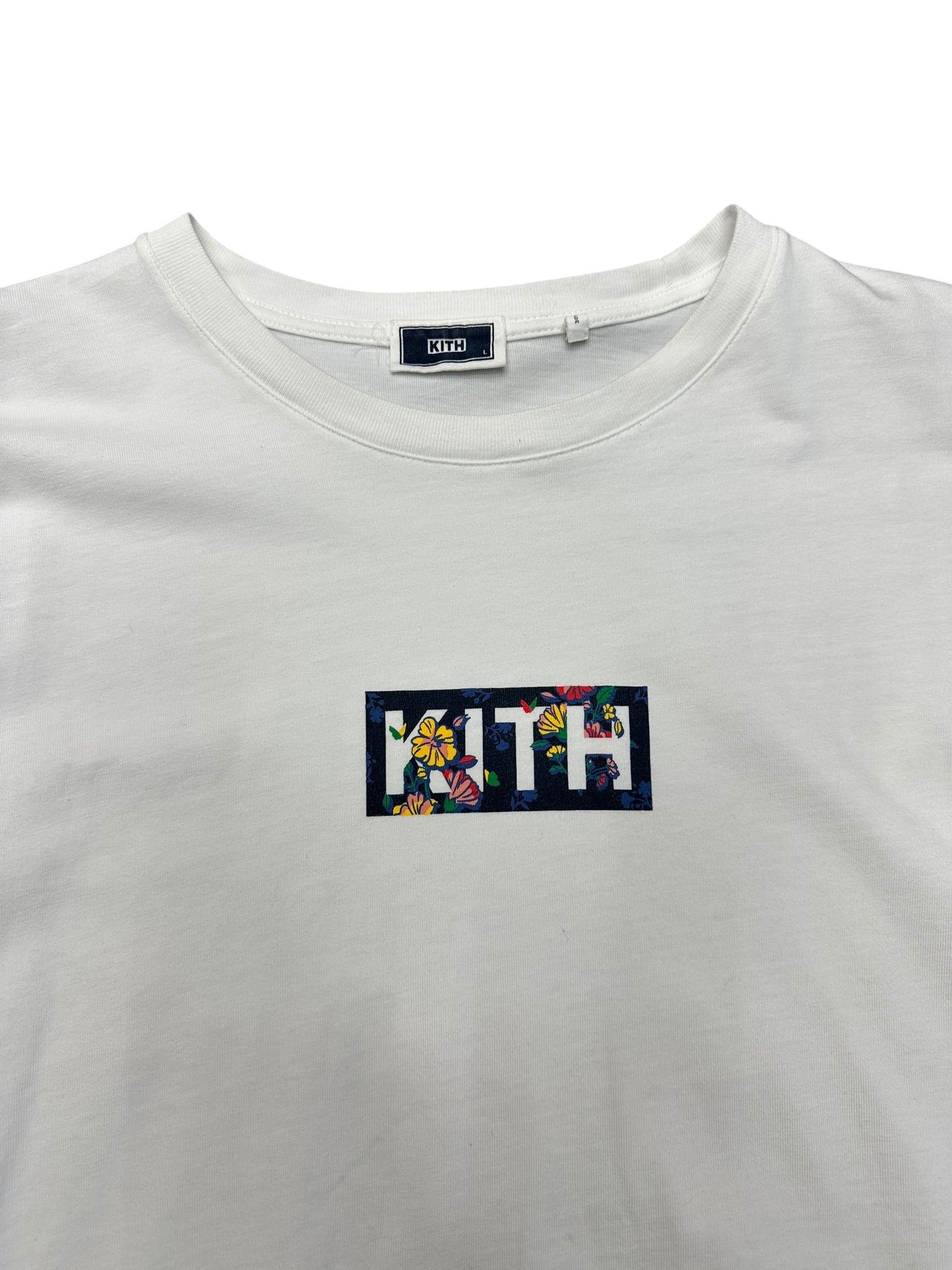 Kith Begonia Floral Classic Logo Tee Size L