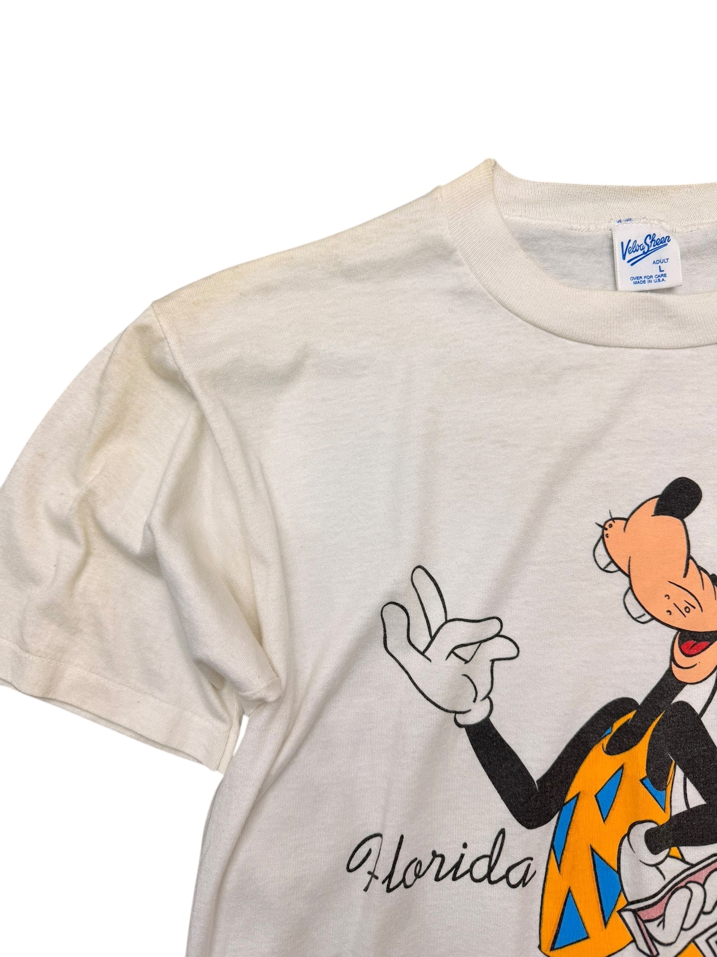 Vintage Gooft Disney Distressed Tee Size Large