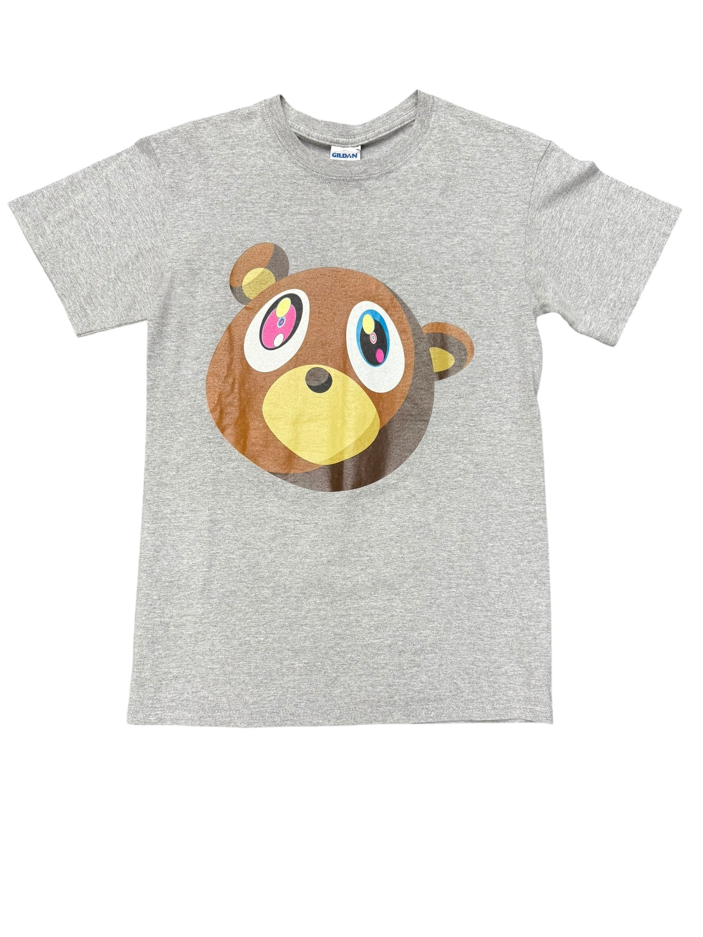 Y2K Kanye West Graduation Teddy Bear Graphic Print Promo Tee Size S