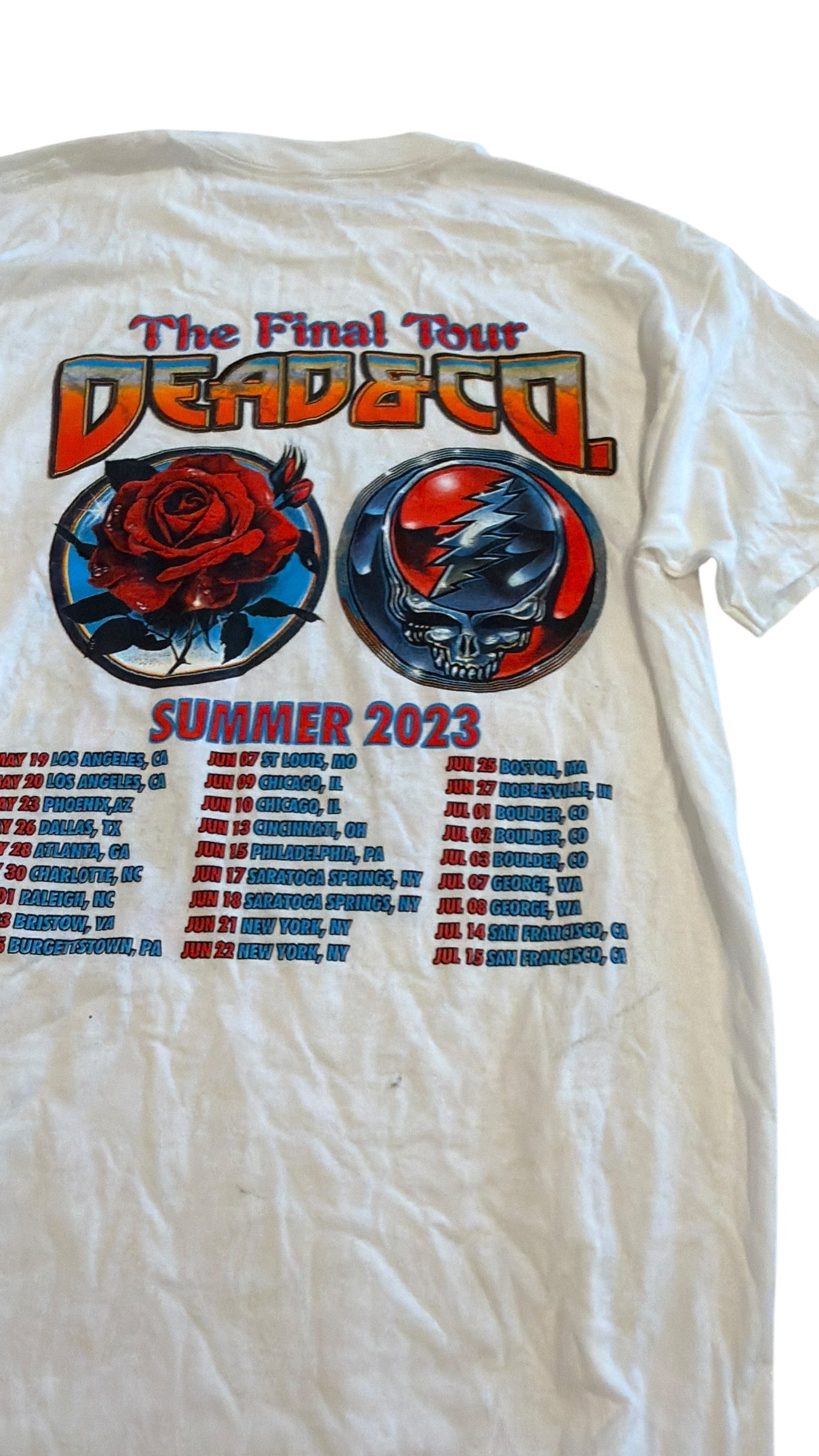 Retro Grateful Dead Parking Lot Graphic Tee Size Large