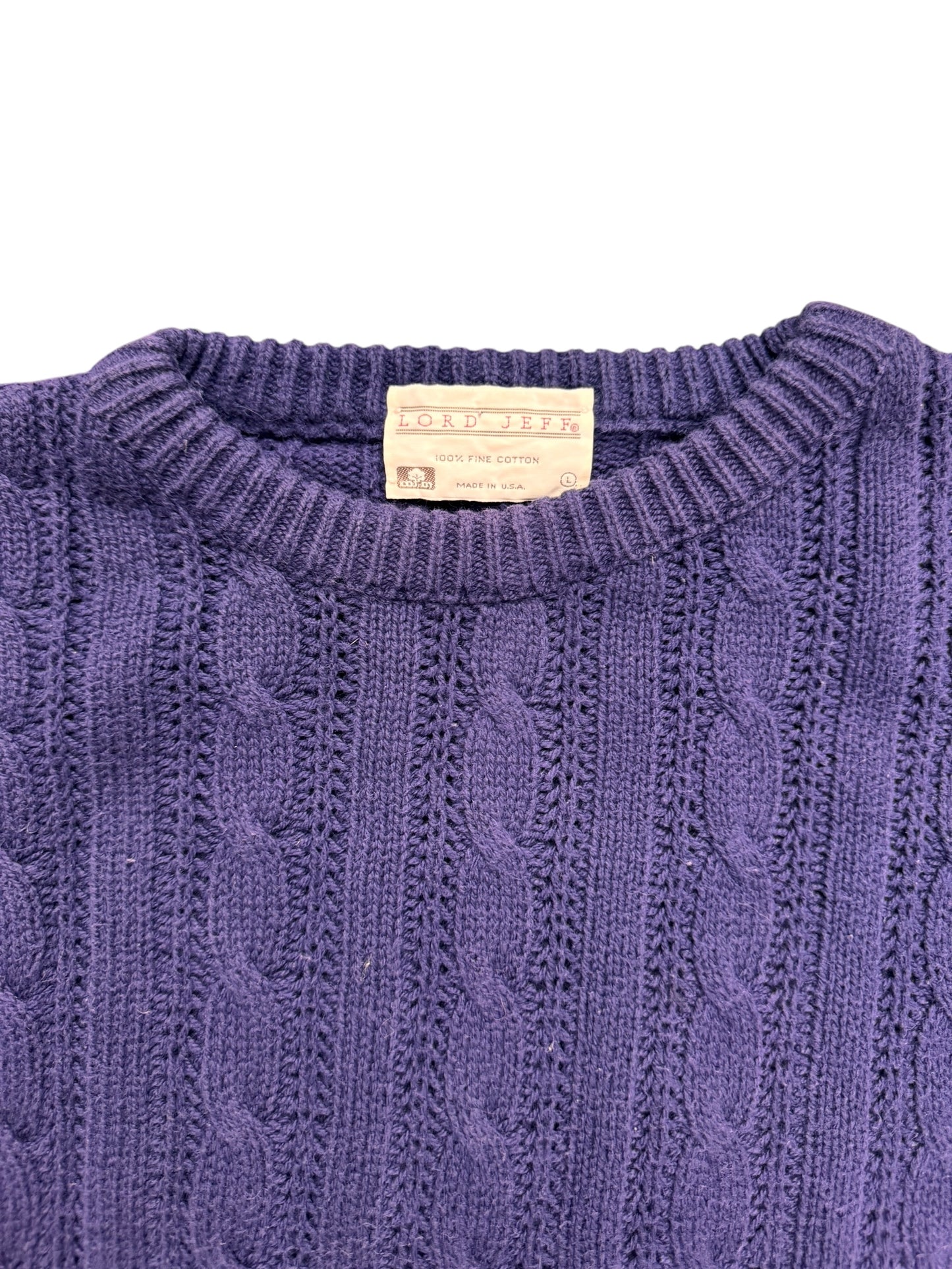NAVY BLUE VINTAGE SWEATER Sz L