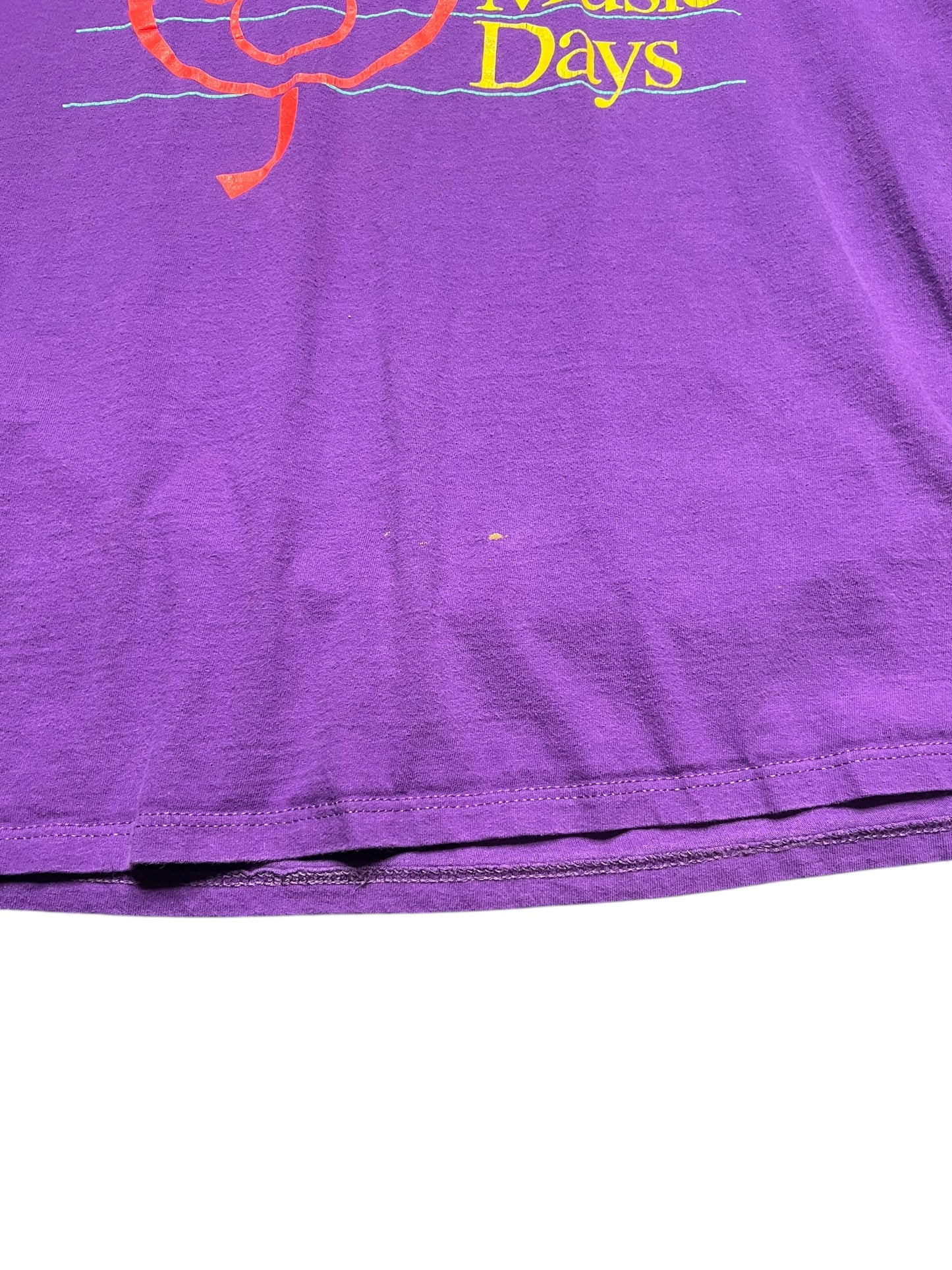 vintage 90s Disney 'Magic Music Days' mickey music note screen print tee