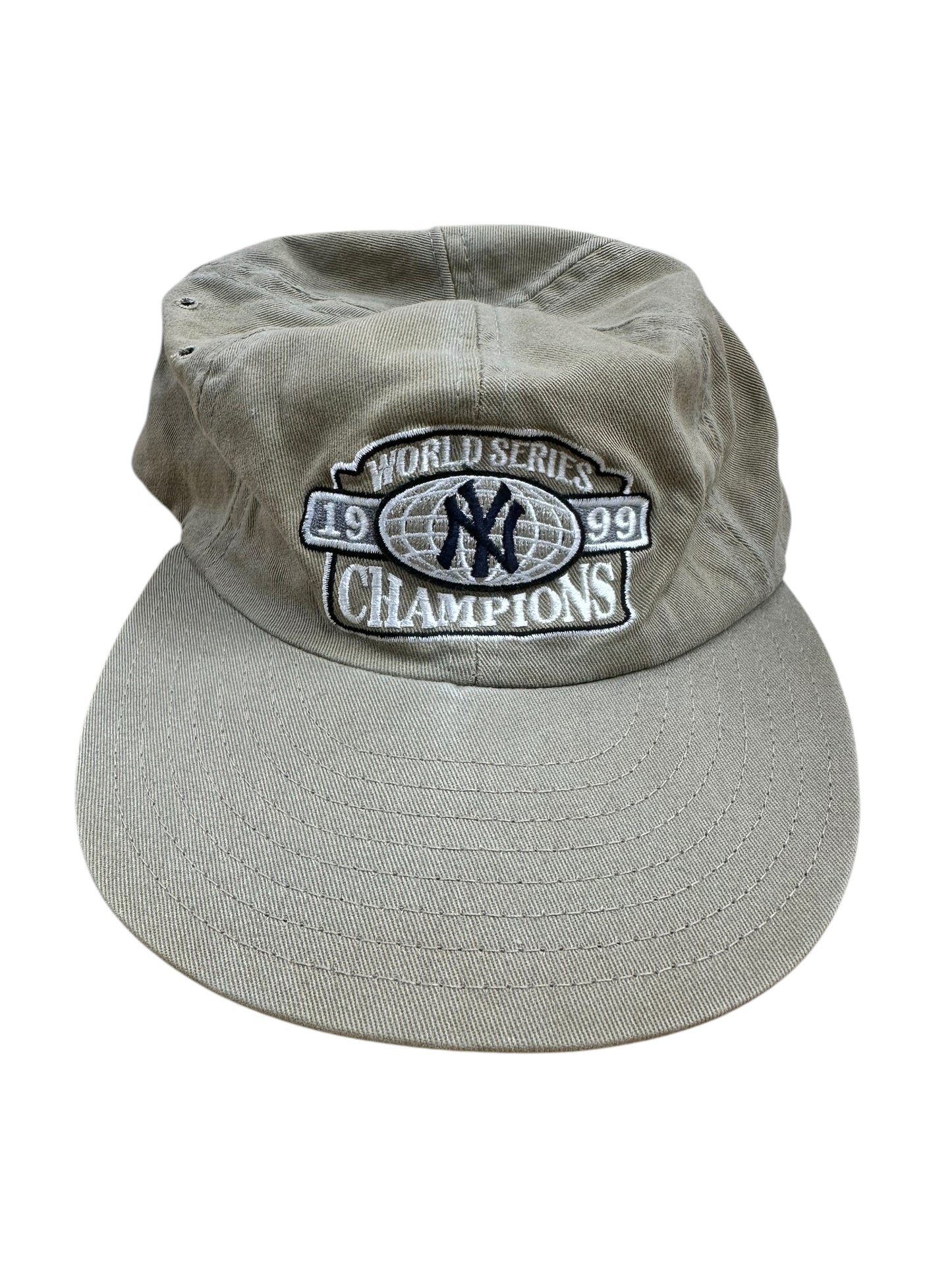 Vintage 1999 MLB World Series Champions New York Yankees Tan Hat