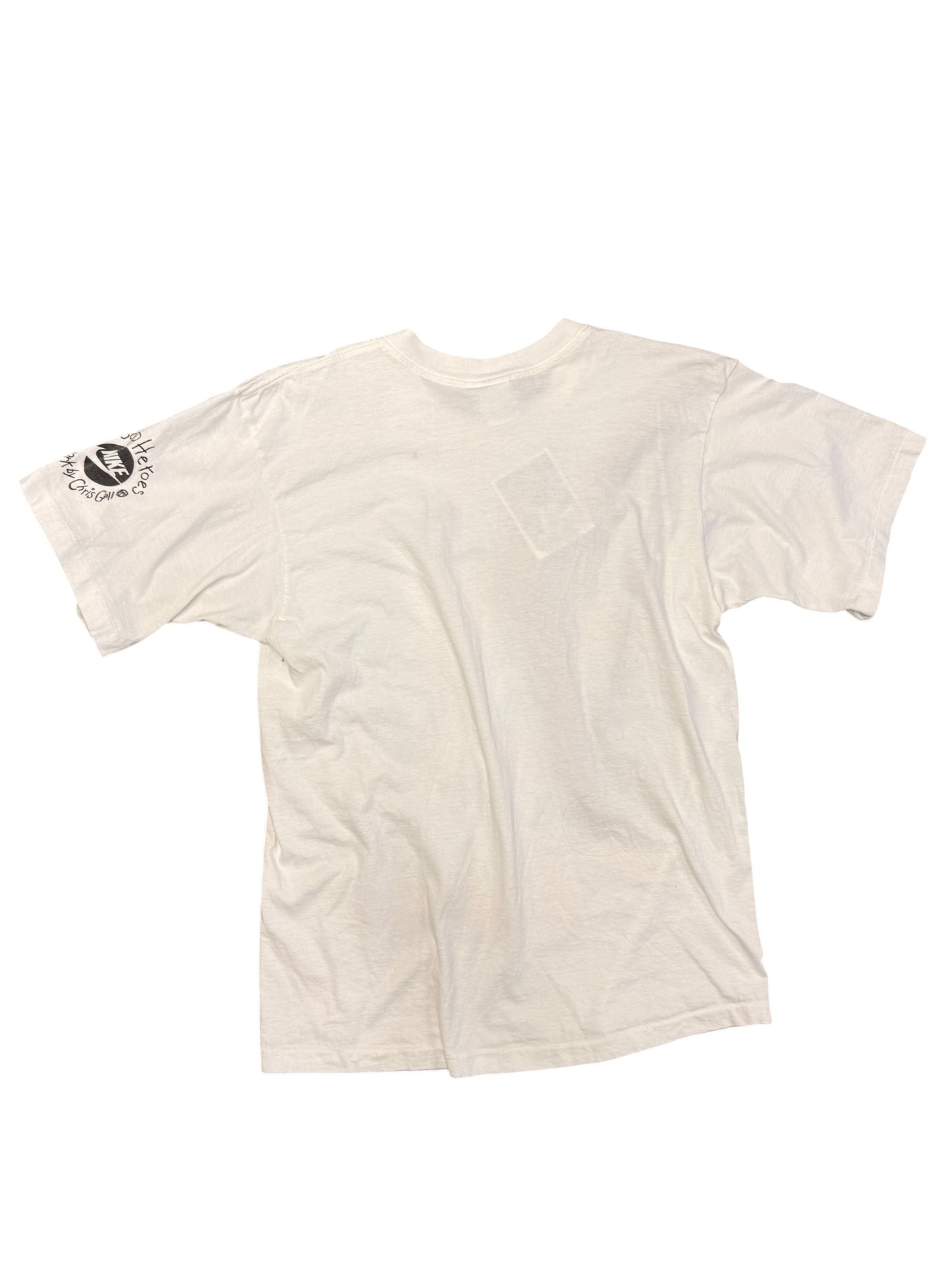 Vintage Scottie Pippen Nike Hoop Heroes 90’s White graphic tee Size Small