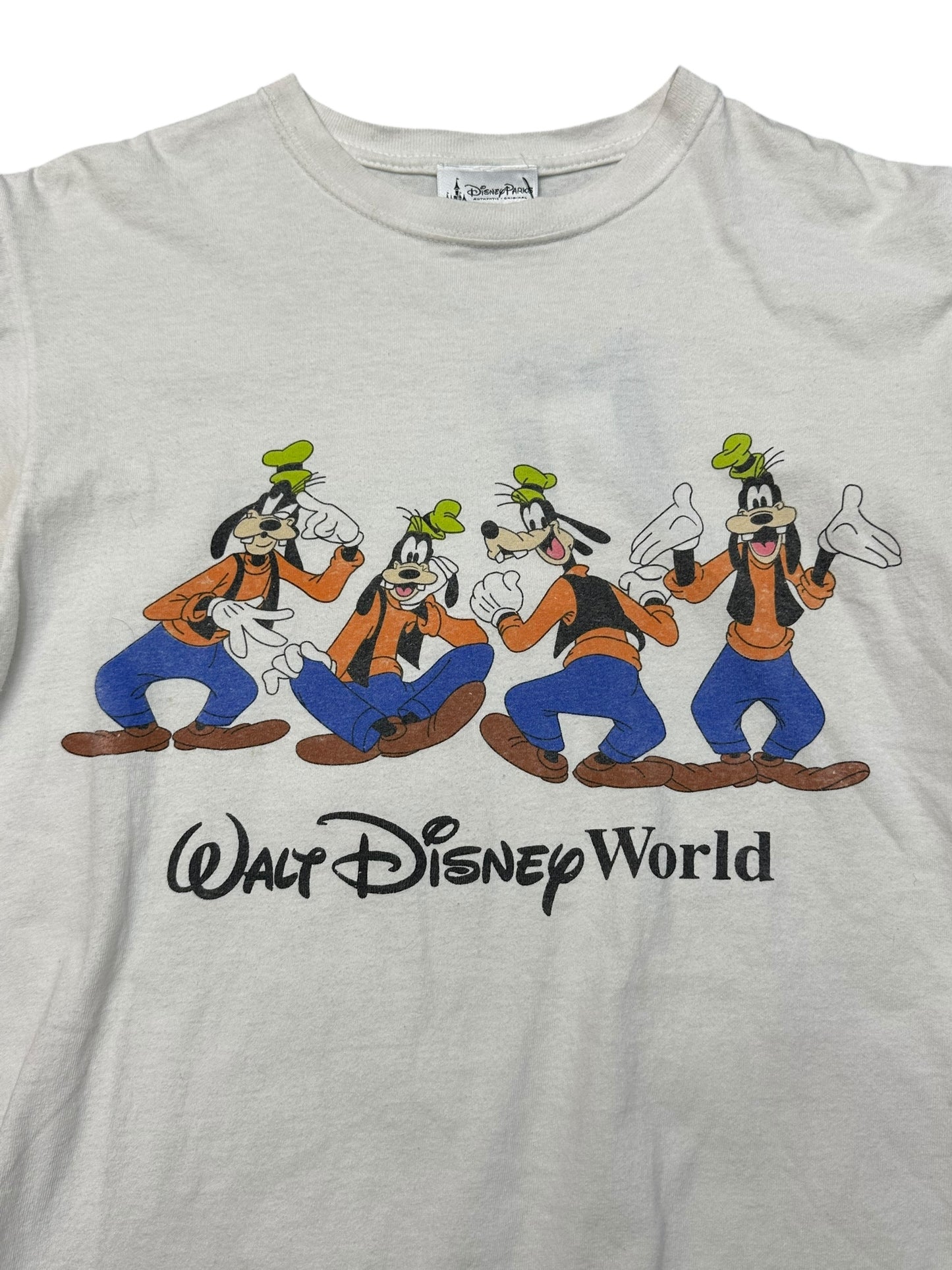 Y2K Walt Disney World Goofy Multi Pose Graphic Print Tee Size M
