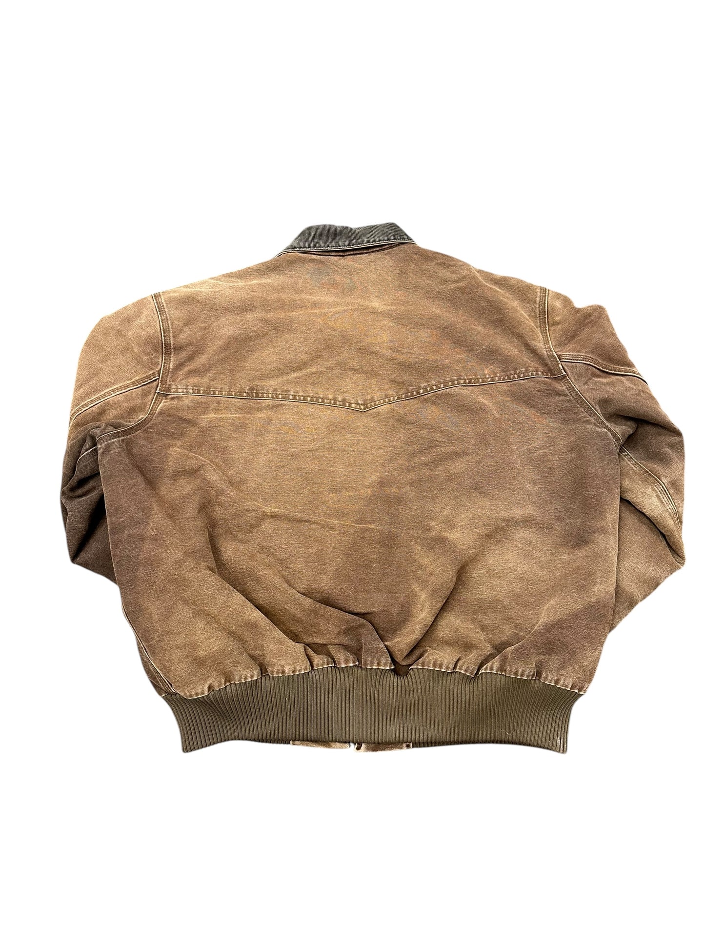 Vintage Carhartt Dark Chocolate Bomber Jacket Size XXL