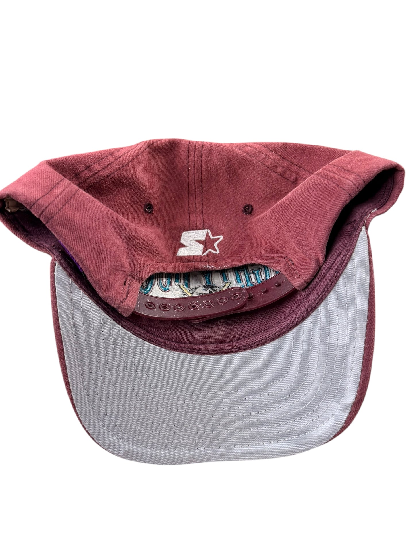 Vintage Mighty Ducks Maroon Starter SnapBack