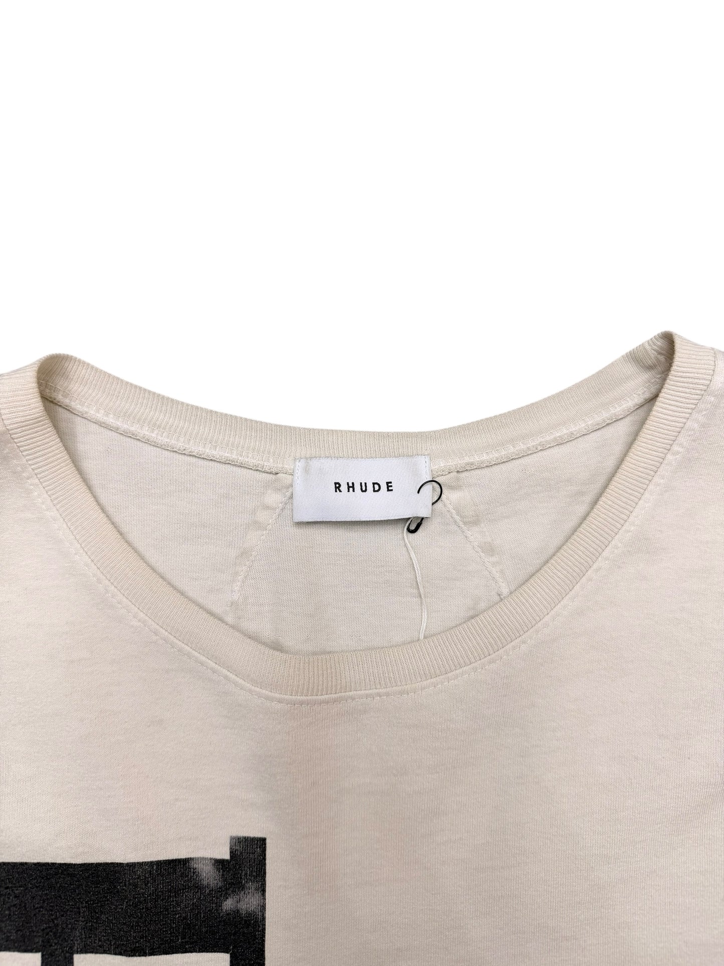 Rhude Cream Pocket Tee Size Large