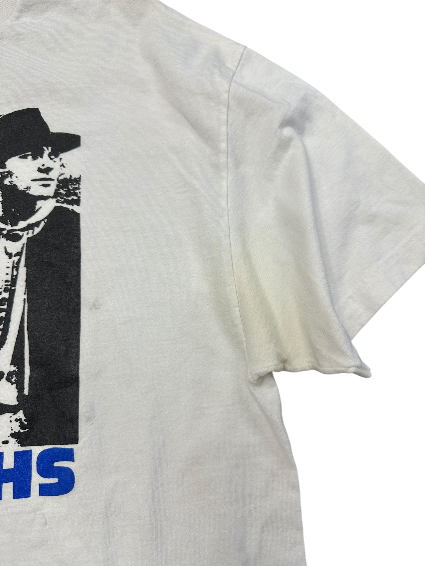 Y2K The Smiths Graphic Band Tee Blue Text Size XL