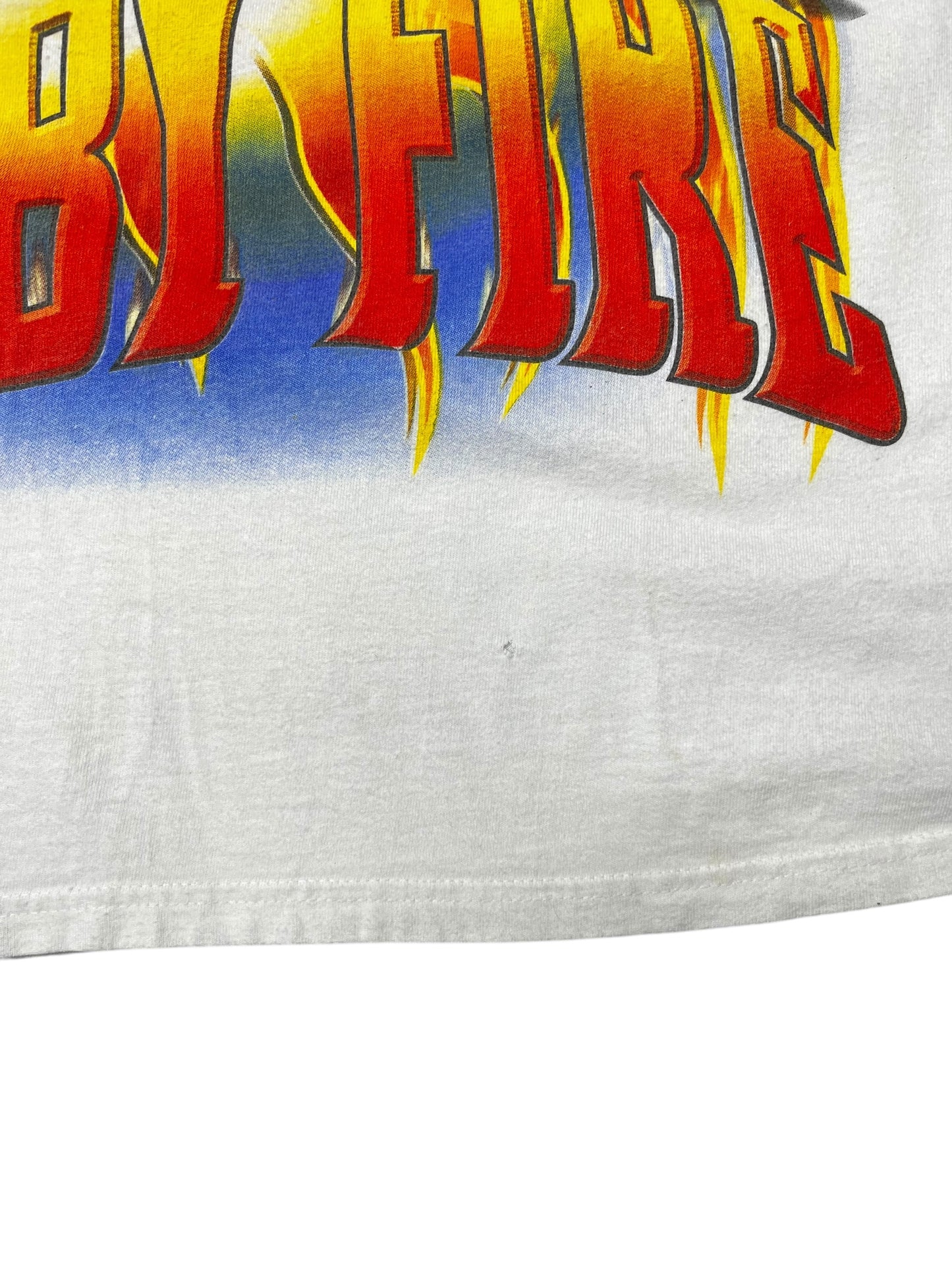 2006 Nascar Jeff Gordon DuPont Red Flame Car AOP Graphic Print Tee Size 2XL