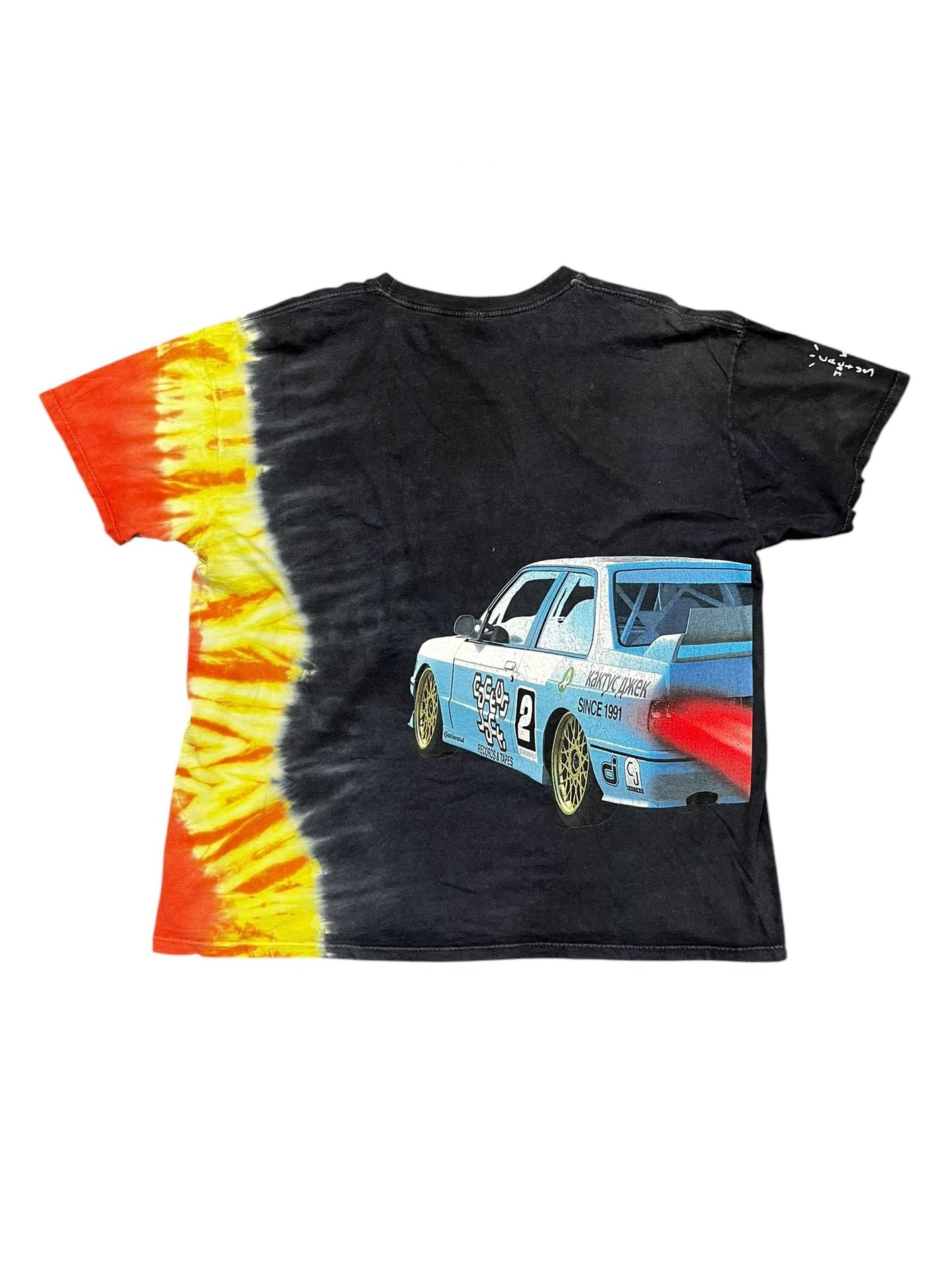Cactus Jack Hot Wheels Graphic Print Tie Dye Tee Size XXL