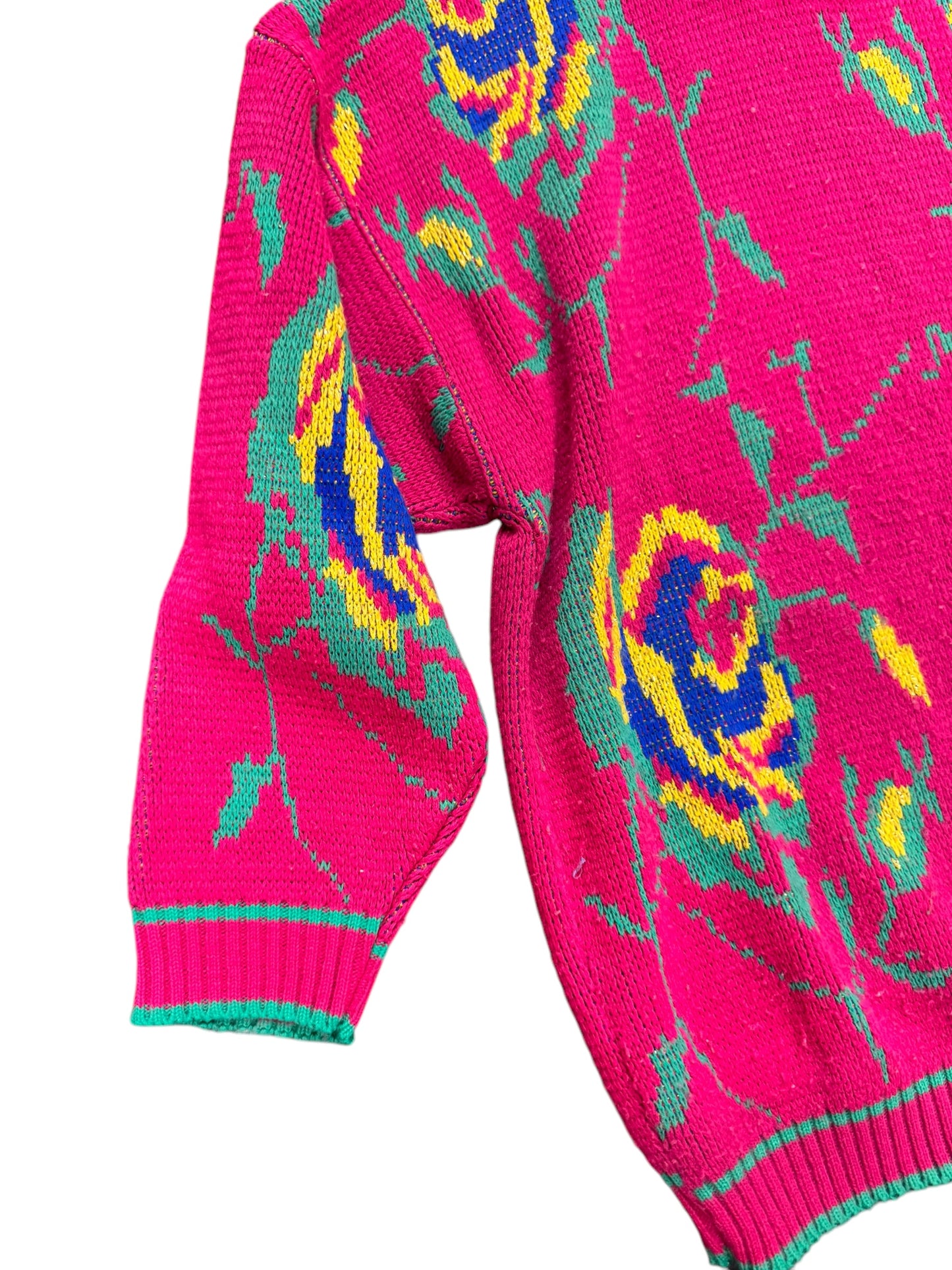 Vintage Rose Sweater Sz S