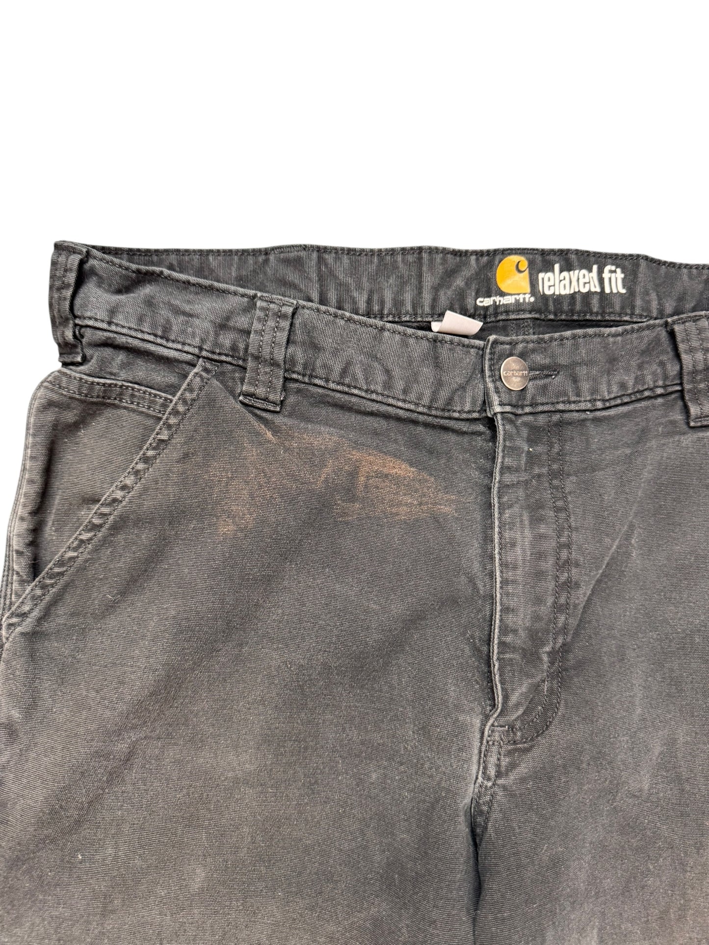 BLACK CARHARTT PANTS 36x32