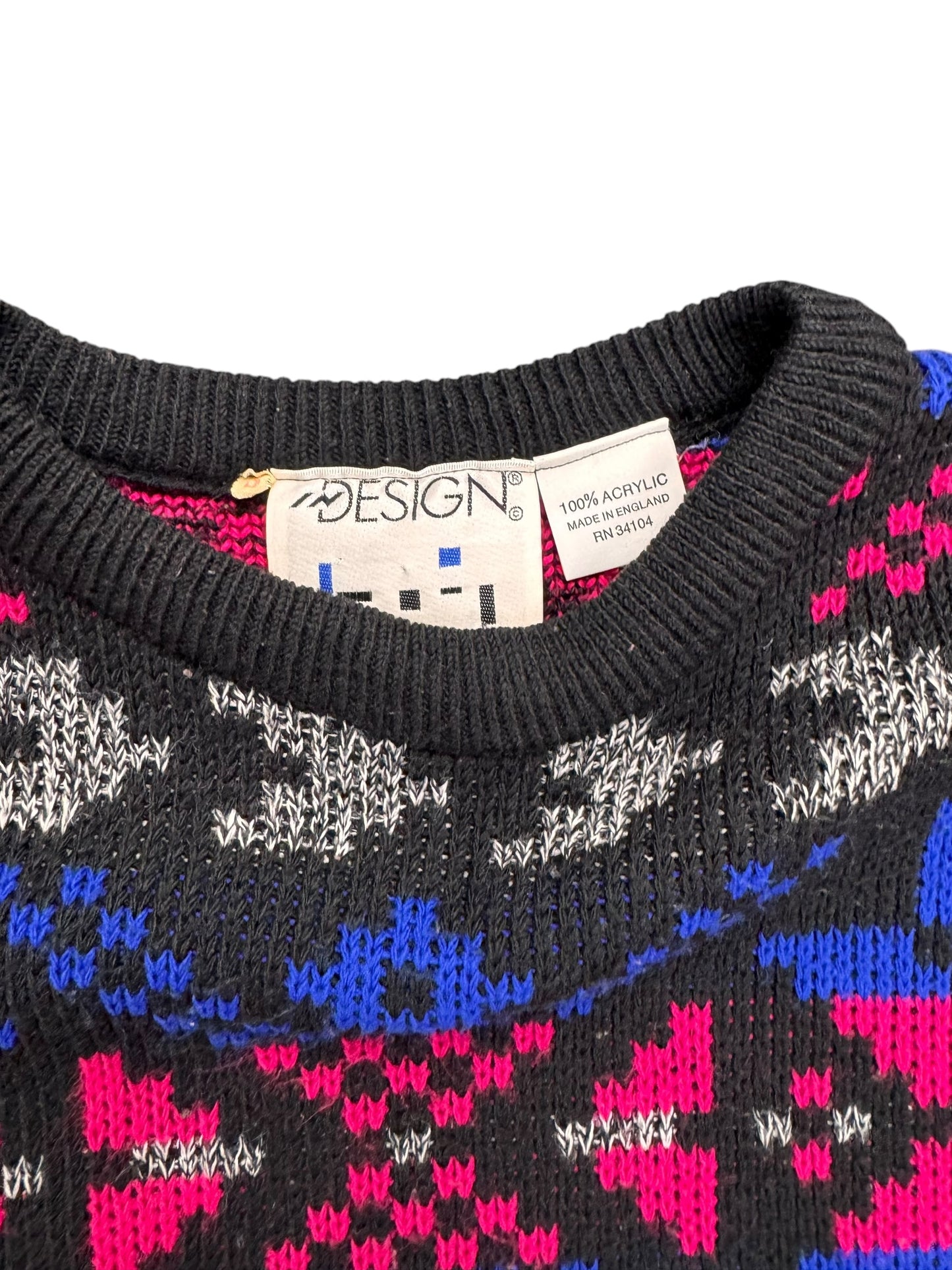 Vintage Multi-Colored Sweater Sz S women’s