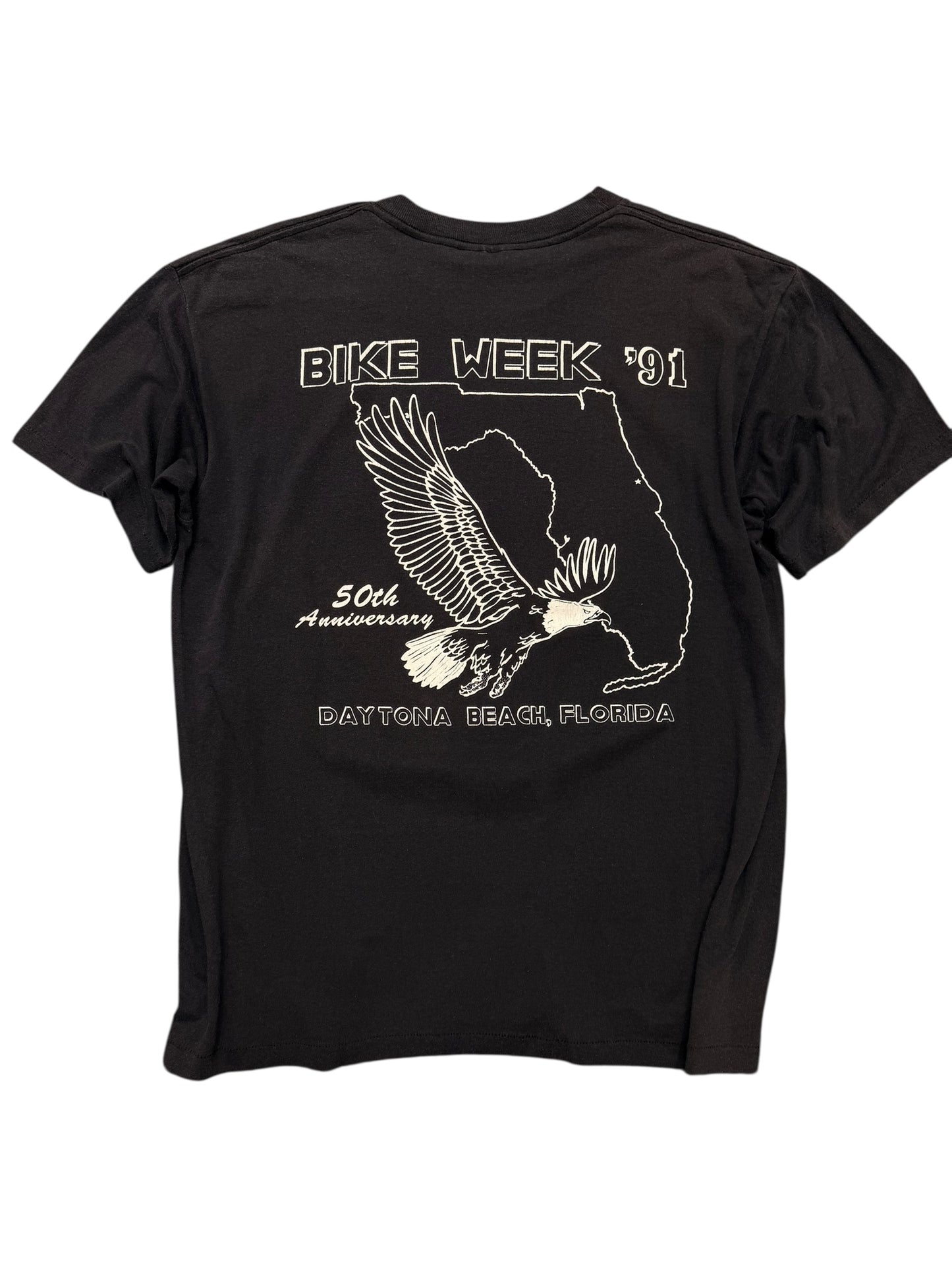 Vintage Harley Davidson Bike Week 91’ Tee Size Large