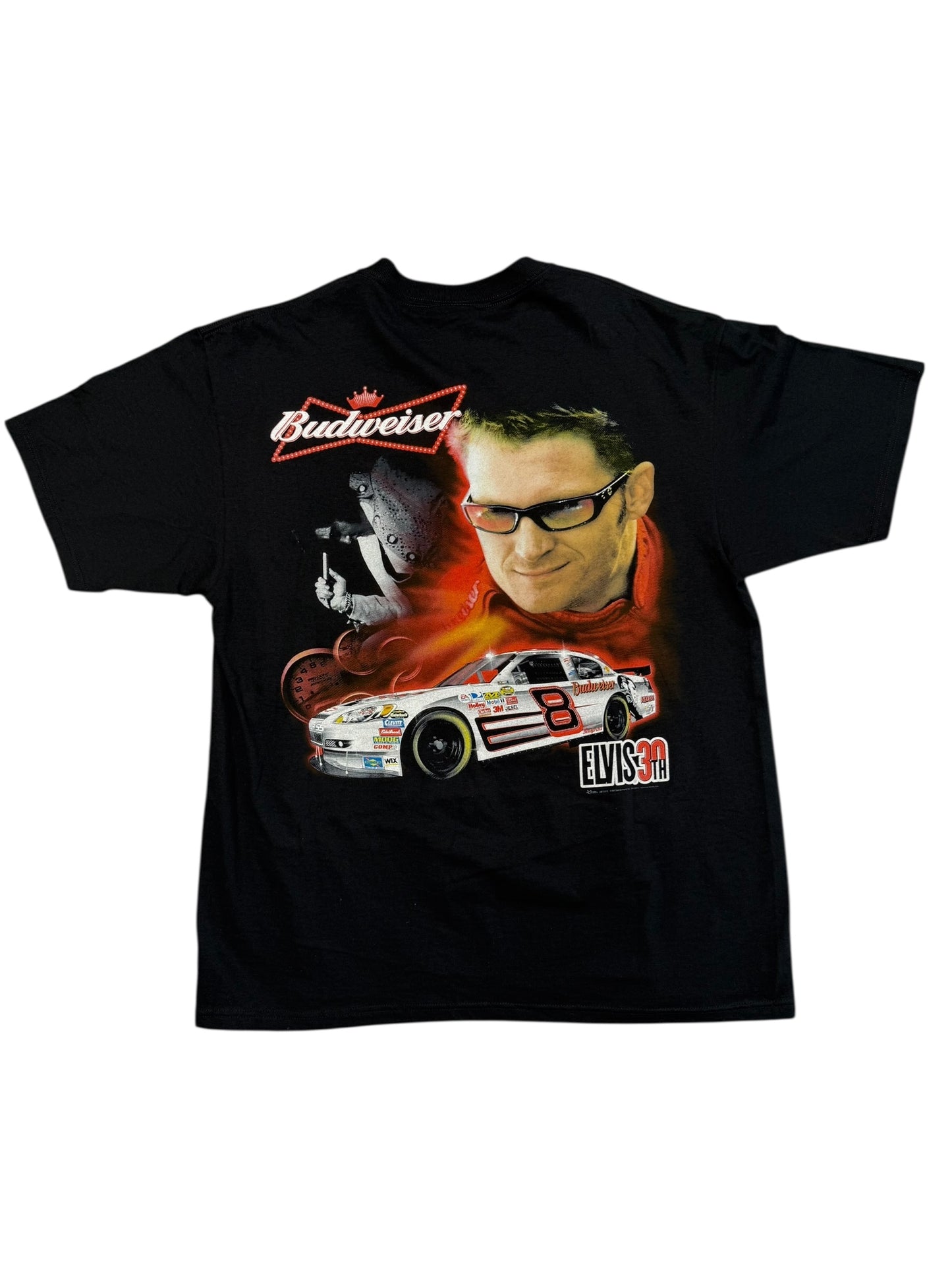 Y2K Deadstock Dale Jr x Elvis Tee Size XL