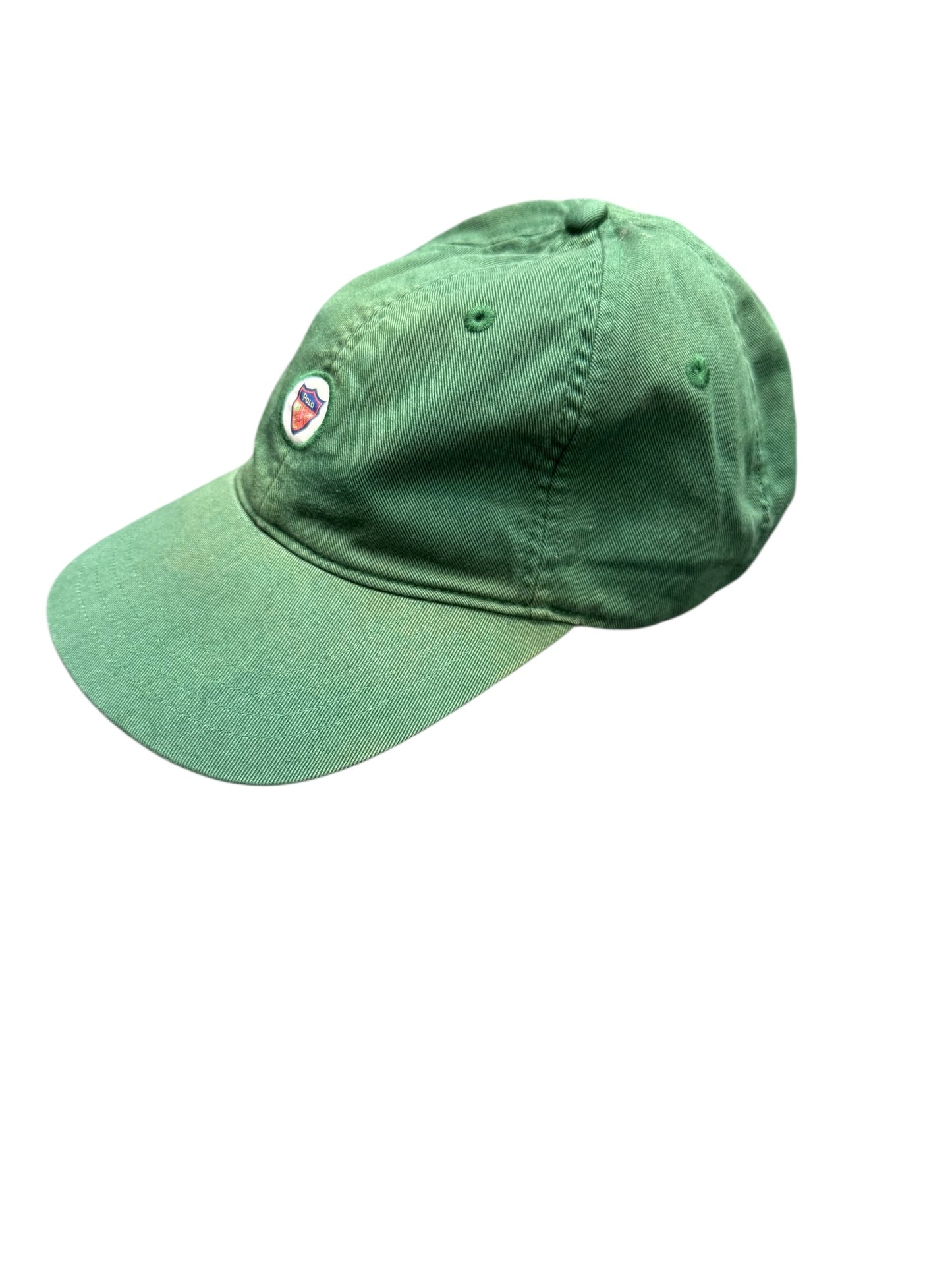 Y2K Polo Golf Ralph Lauren Circle Crest Embroidered Forrest Green Hat