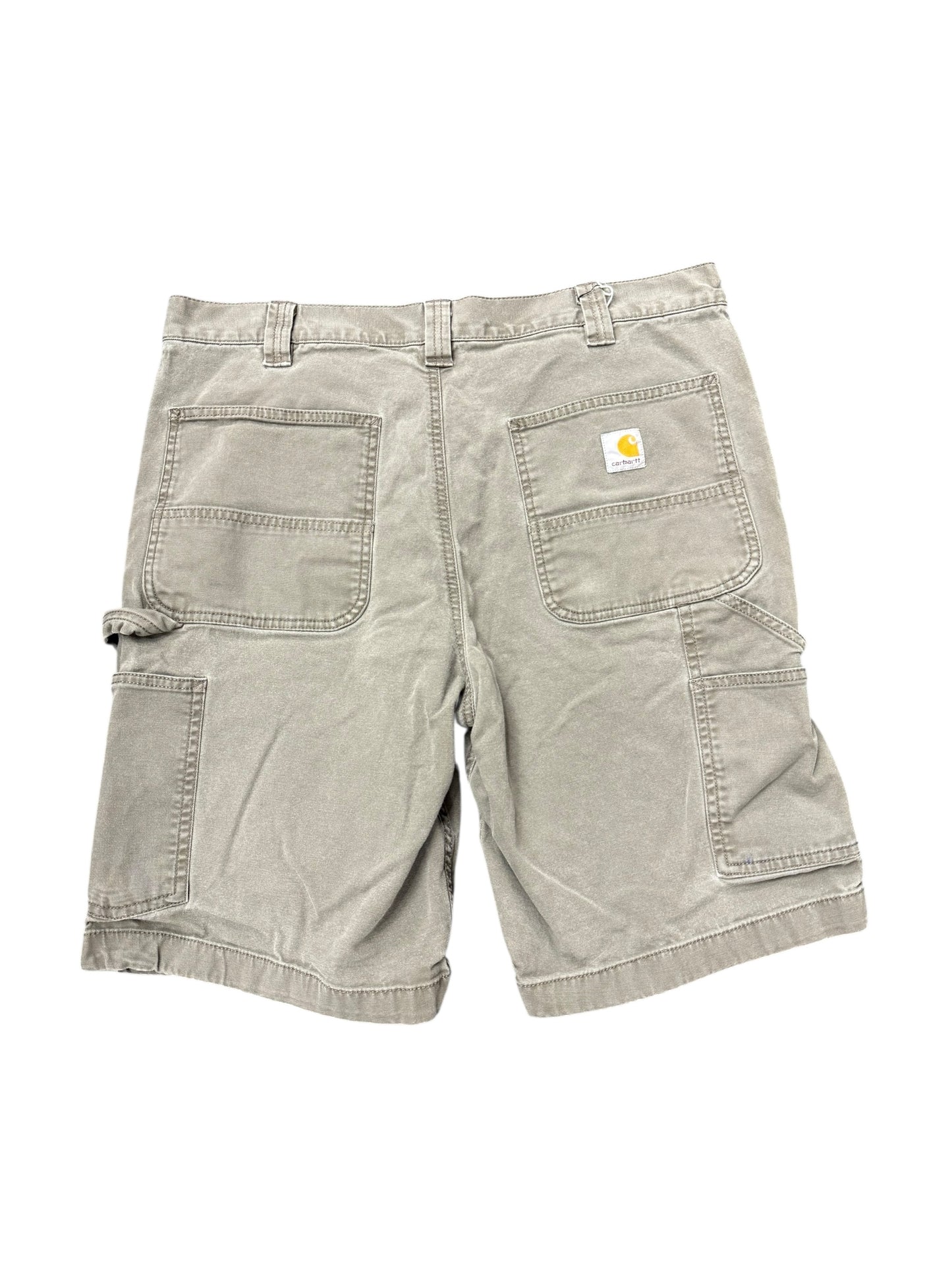 Carhartt Dark Olive 103652 217 Relaxed Fit Cargo Shorts Size 36