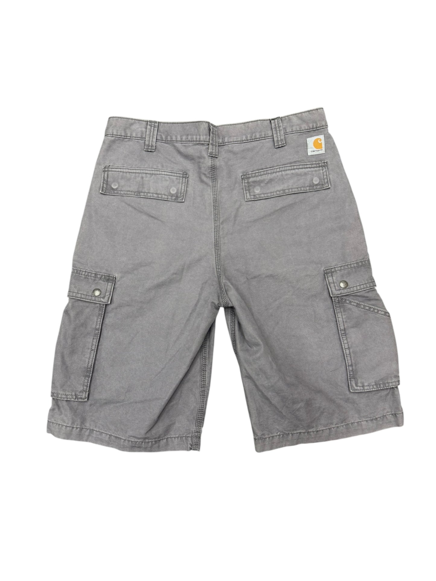 Carhartt 101972 039 Relaxed Fit Grey Cargo Shorts Size 34