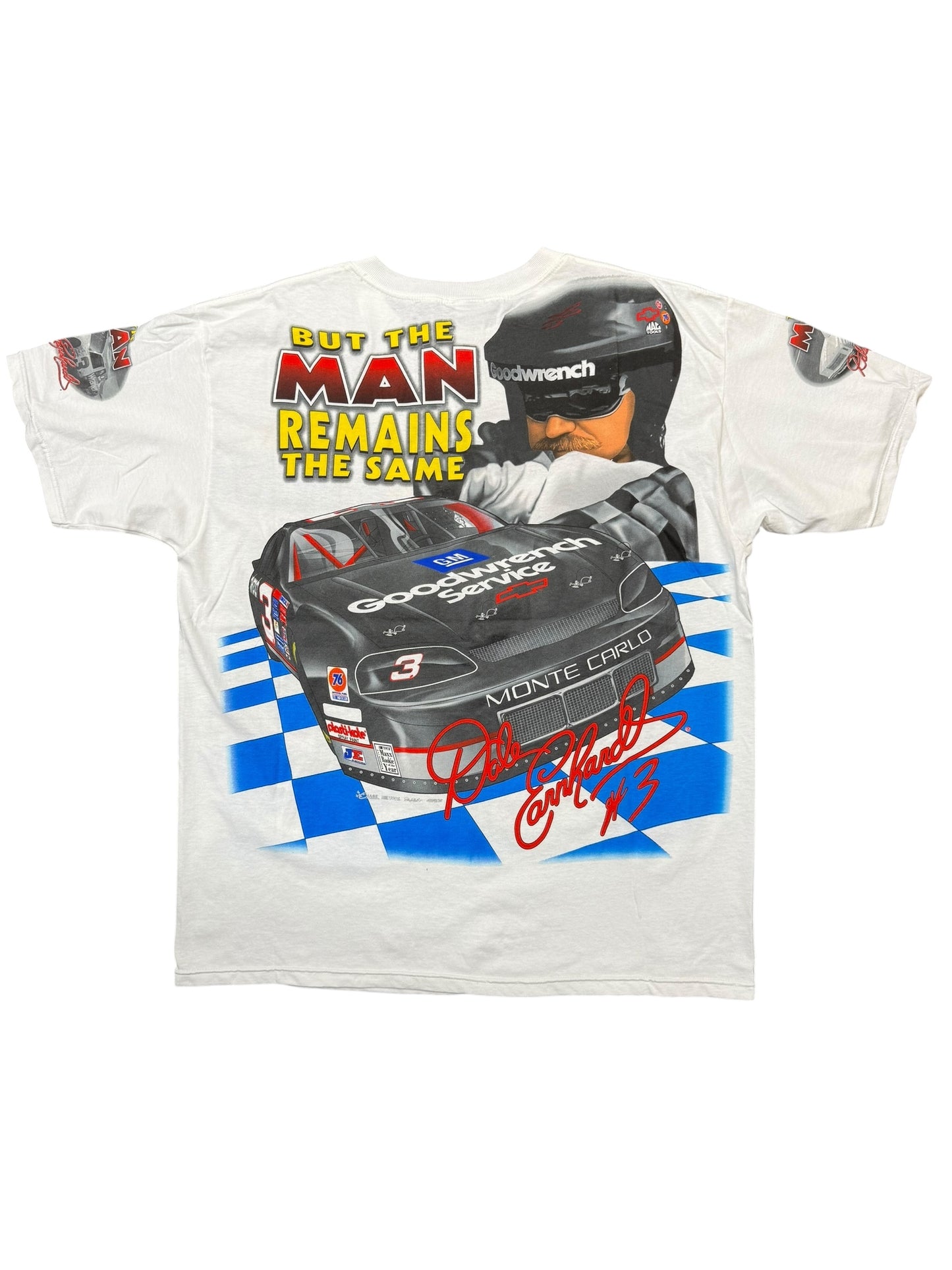 Vintage Dale Sr. Time May Change AOP Tee Size XL