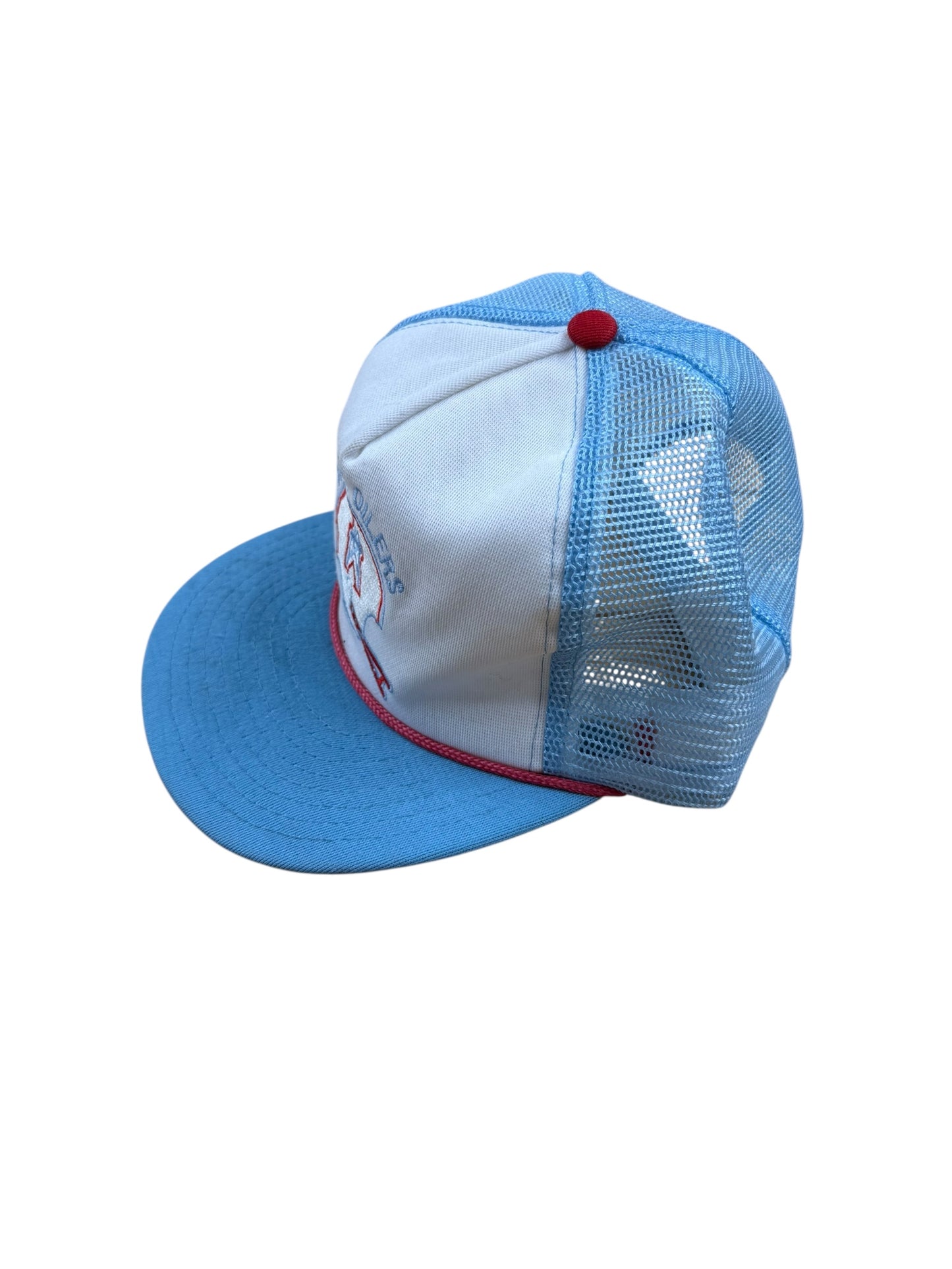 Vintage Houston Oilers Mesh Trucker Hat