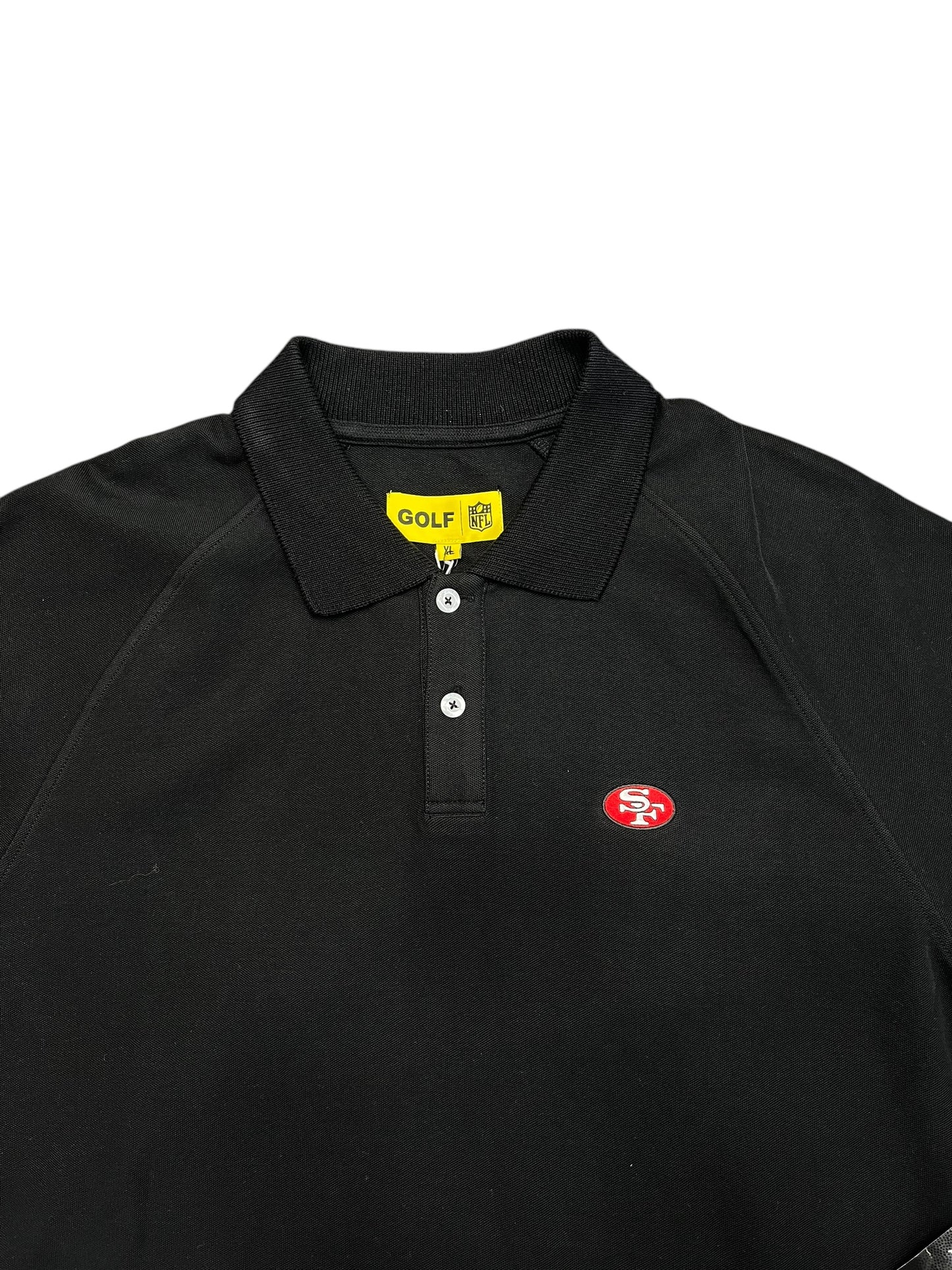 49ERS SHORT SLEEVE POLO by GOLF WANG Size XL