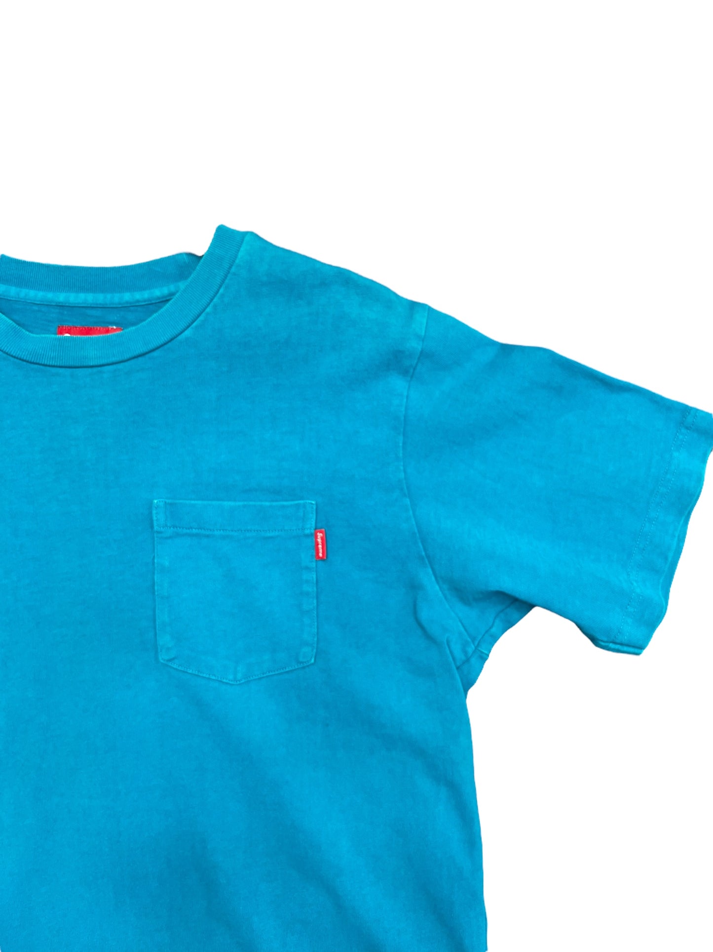 Supreme Blue Pocket Tee Size S