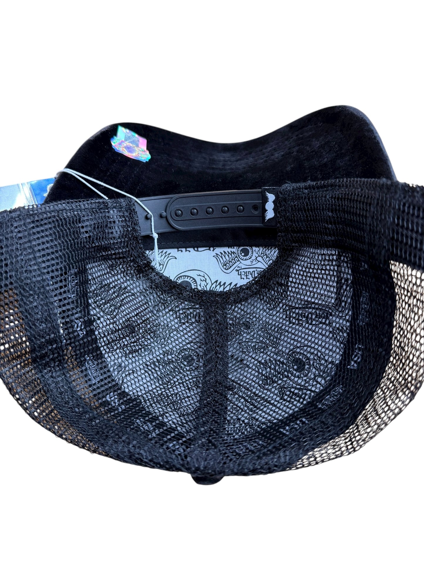 Von Dutch Black Velvet Trucker Hat