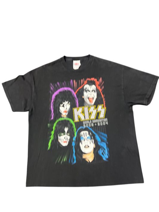 Y2K KISS 2003-2004 World Domination tour promo graphic tee Size XL